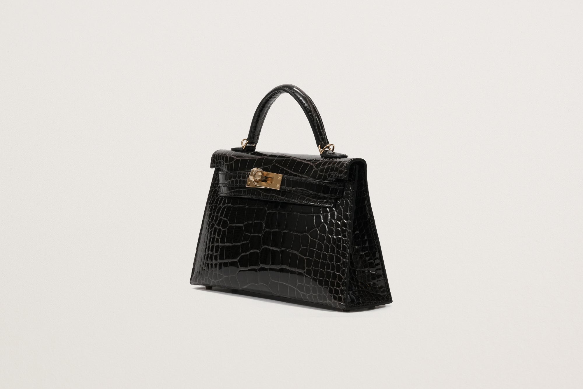 HERMES ミニケリー2 クロコダイル グラファイト – GINZA SATAKE