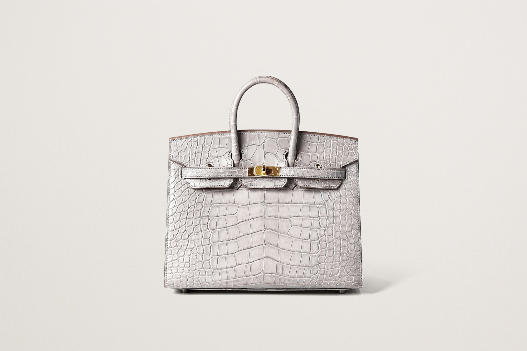 HERMES バーキン25 パールグレー