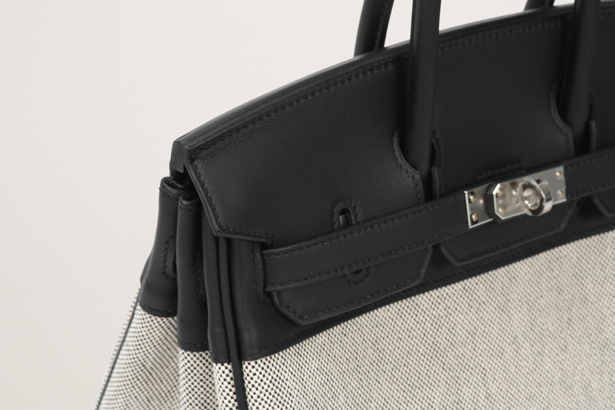 HERMES バーキン25 黒/エクリュ