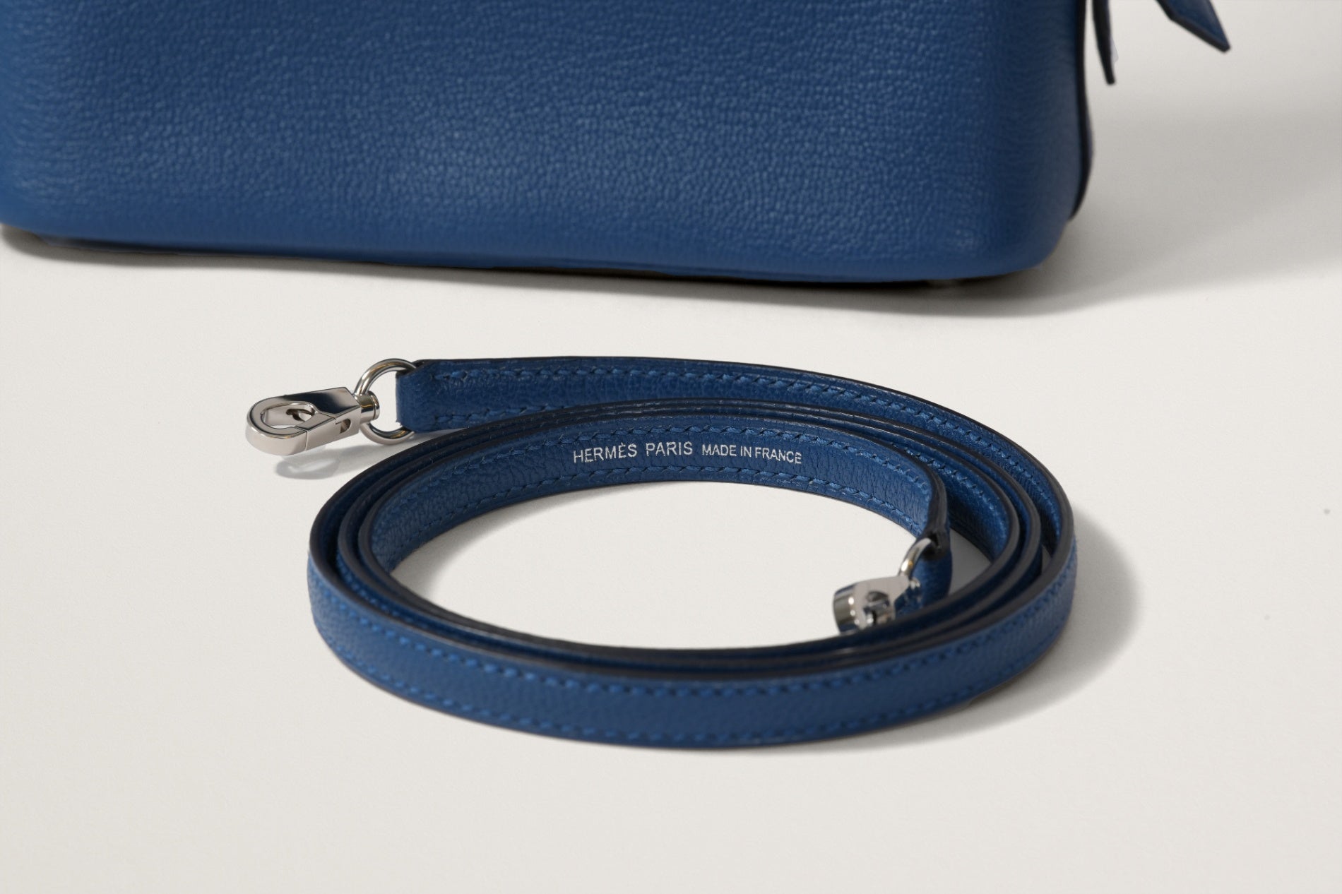 HERMES ミニボリード1923 ブルータイ