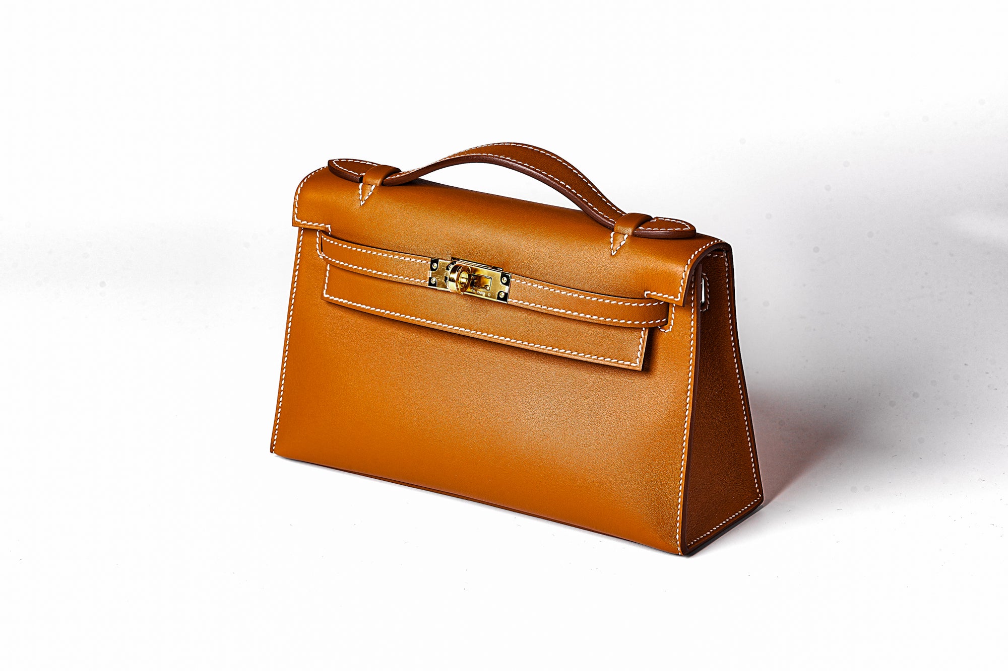 HERMES ポシェットケリー ゴールド
