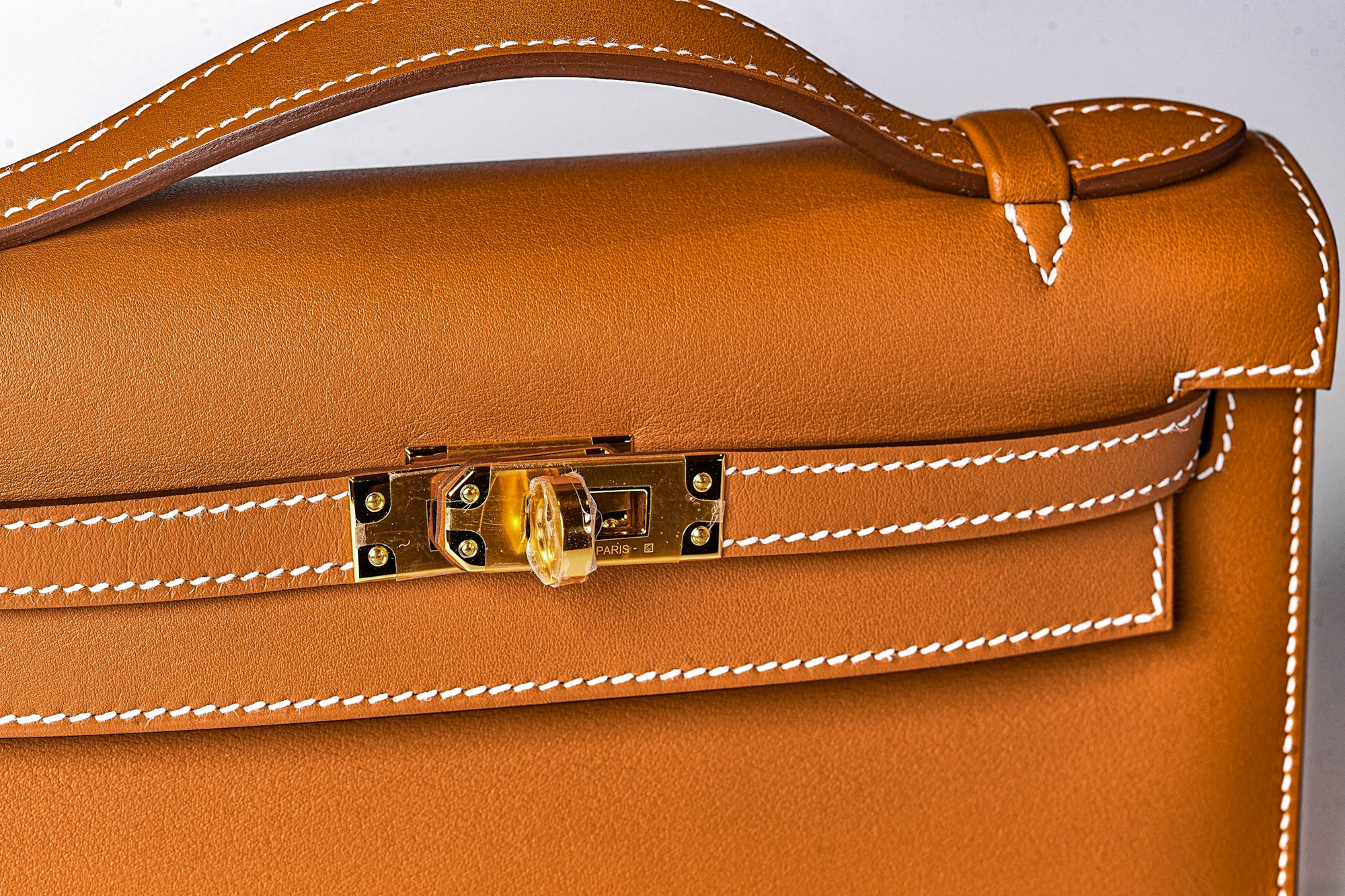 HERMES ポシェットケリー ゴールド