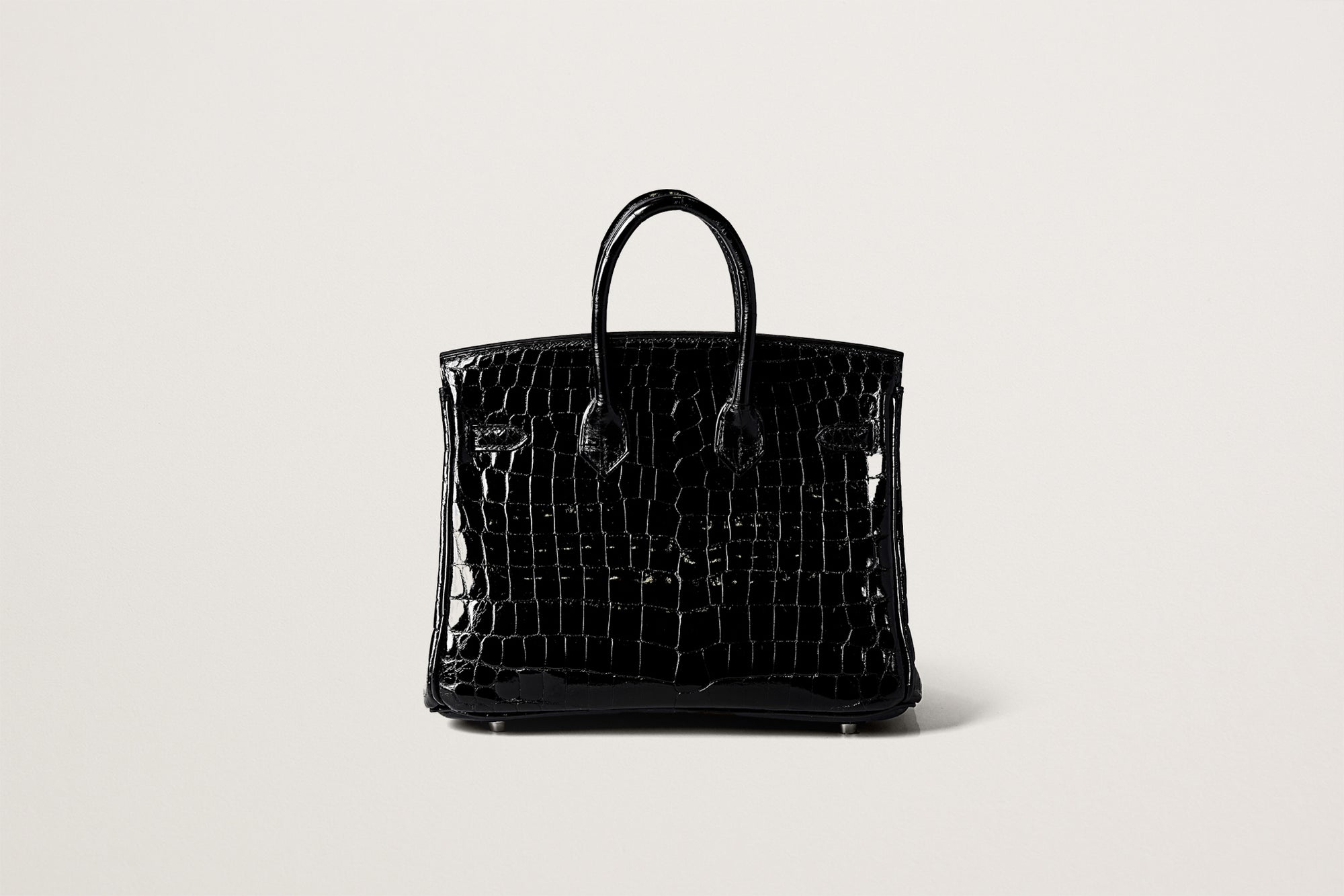 HERMES バーキン25 クロコダイル 黒