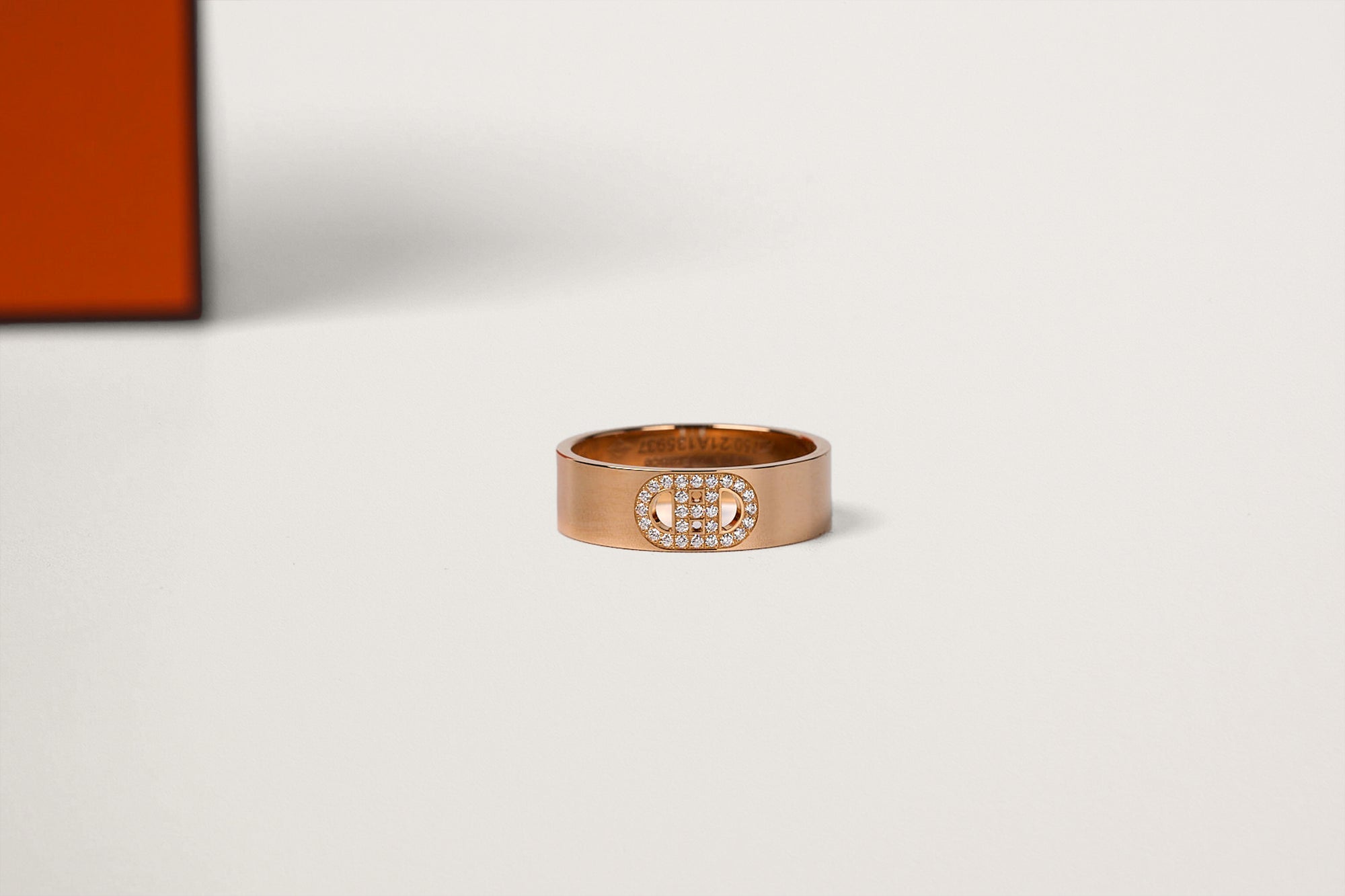 HERMES リング 《H・ダンクル》 PM