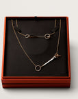 HERMES ロングネックレス クルー・ド・フォルジュ