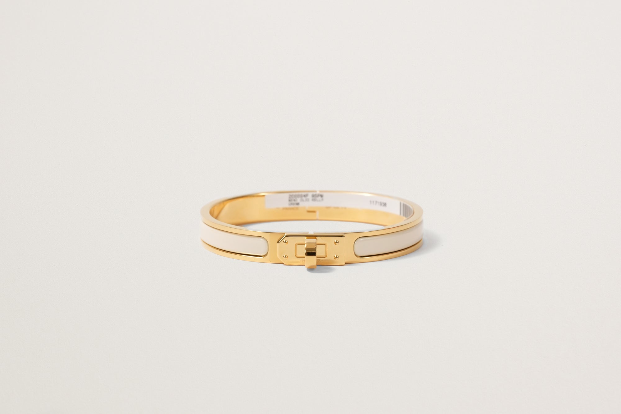 HERMES エナメルブレスレット《ミニ・クリック・ケリー》