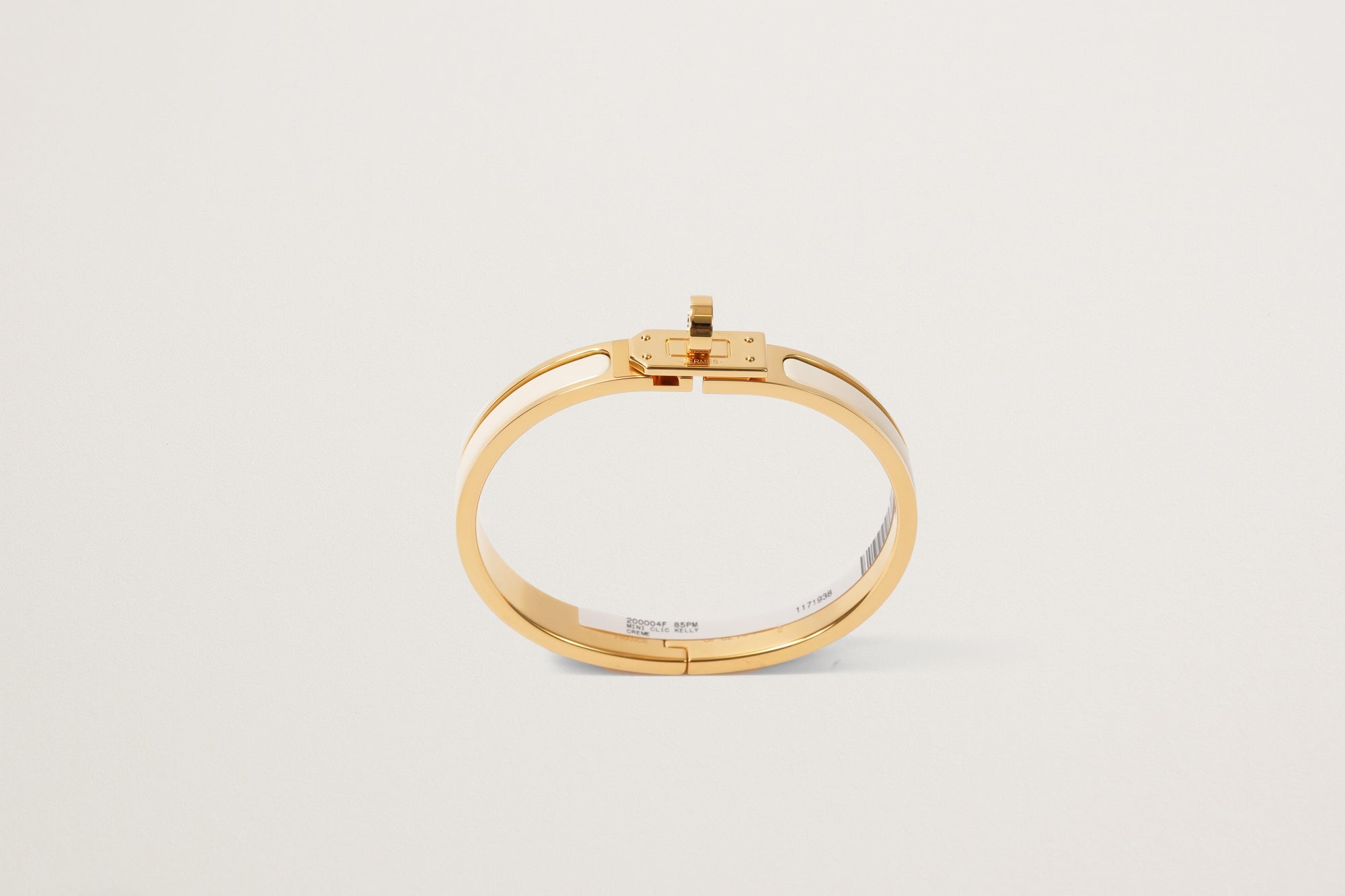 HERMES エナメルブレスレット《ミニ・クリック・ケリー》