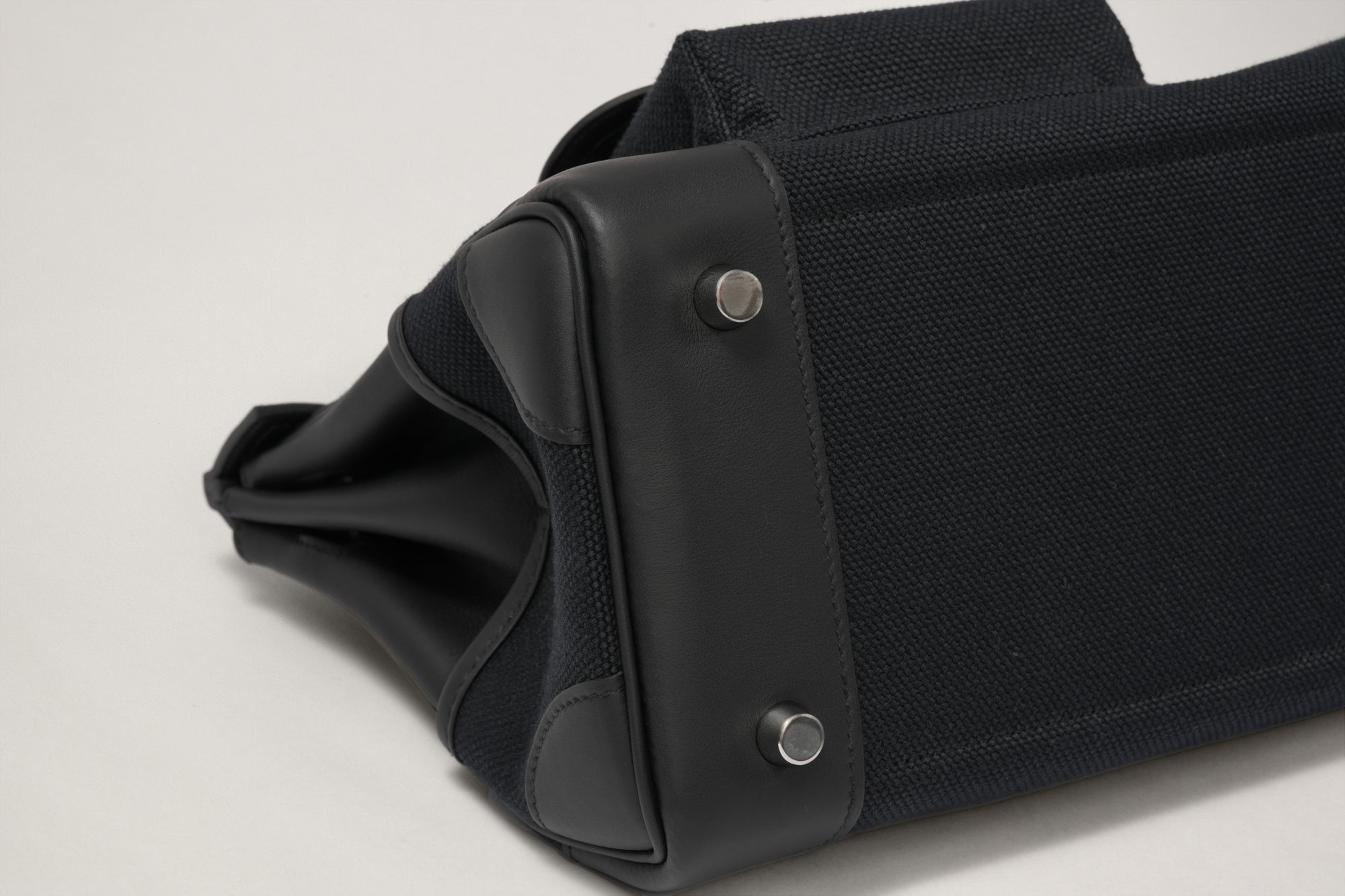 HERMES バーキン25 カーゴ ブルーマリン/黒