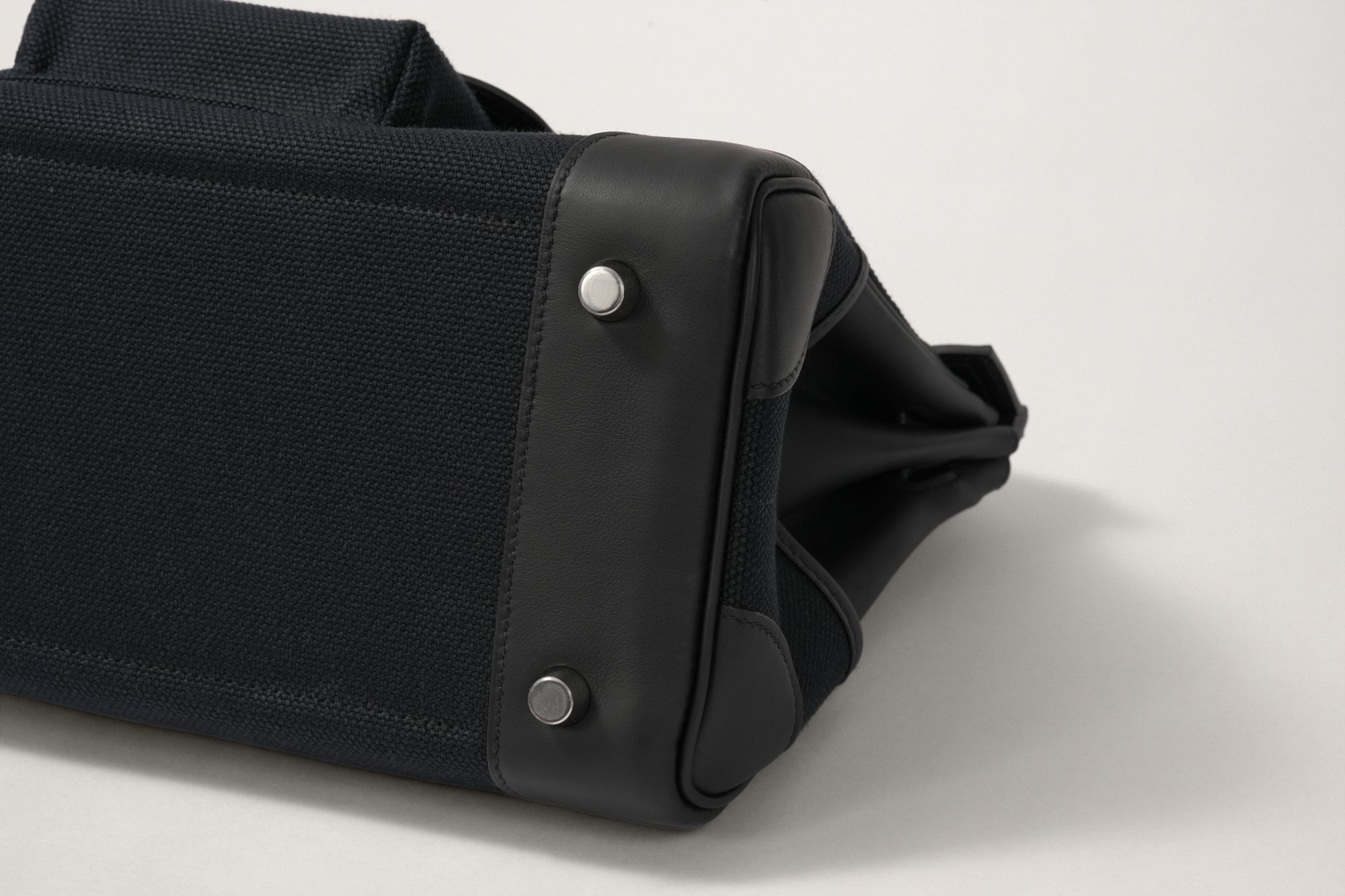 HERMES バーキン25 カーゴ ブルーマリン/黒