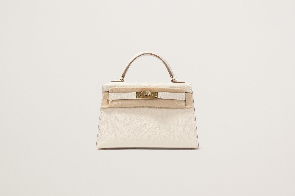 【ミニケリー】HERMES エルメス 空箱　付属品あり 68⚪︎ エルメス<br>ケリーピクニック ミニ<br>ナチュラル×ルージュドクール
