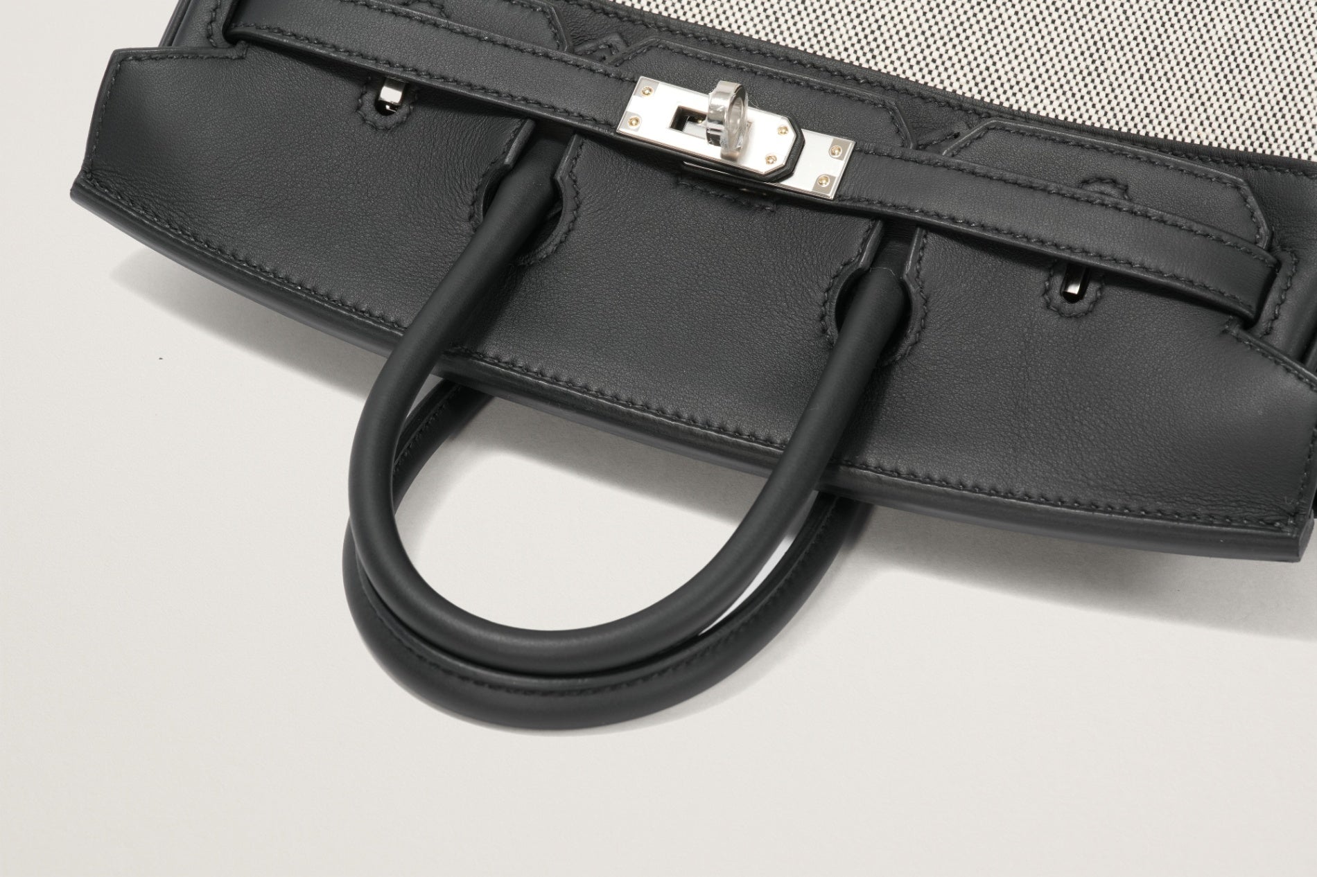 HERMES バーキン25 黒/エクリュ