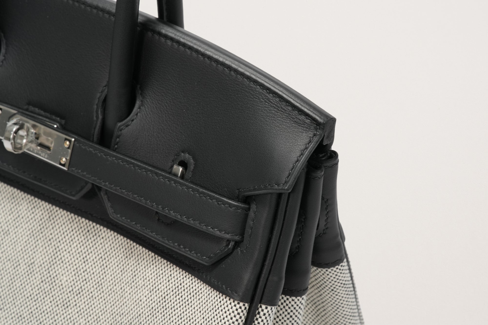 HERMES バーキン25 黒/エクリュ