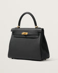 HERMES ケリー25 内縫い 黒