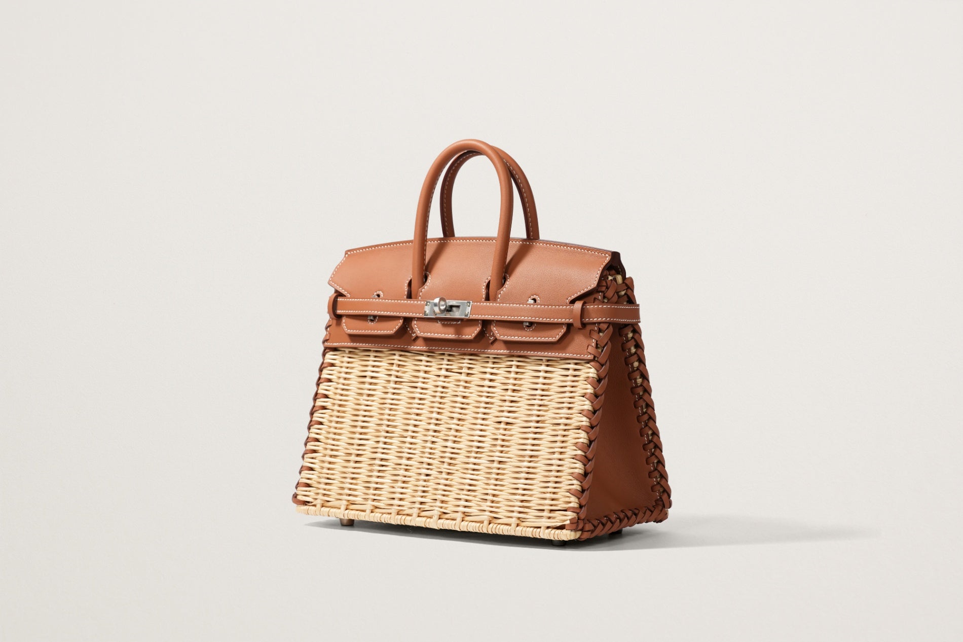 HERMES バーキン25 ピクニック フォーブ/ナチュラル