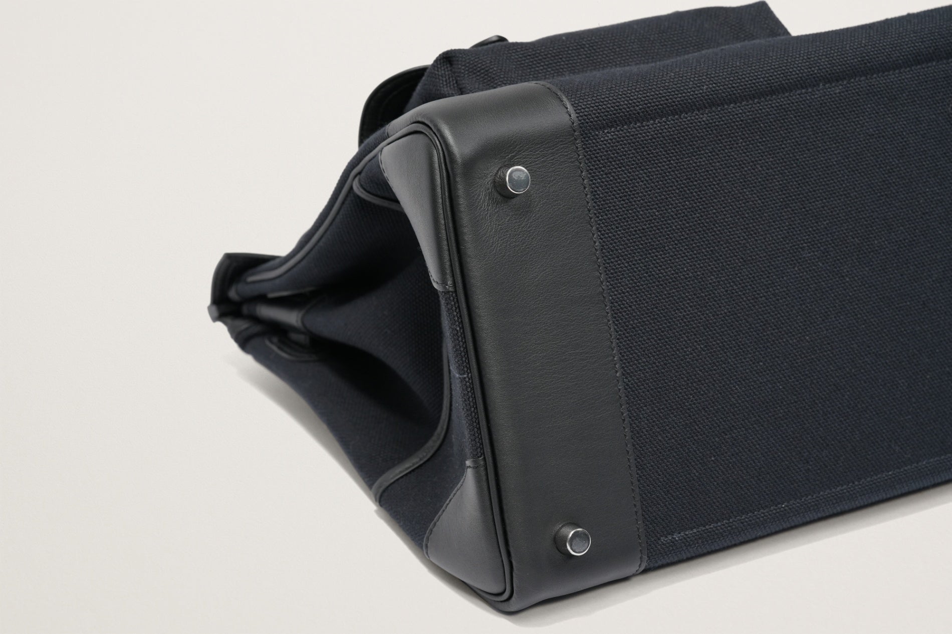 HERMES バーキン35 カーゴ ブルーマリン/黒