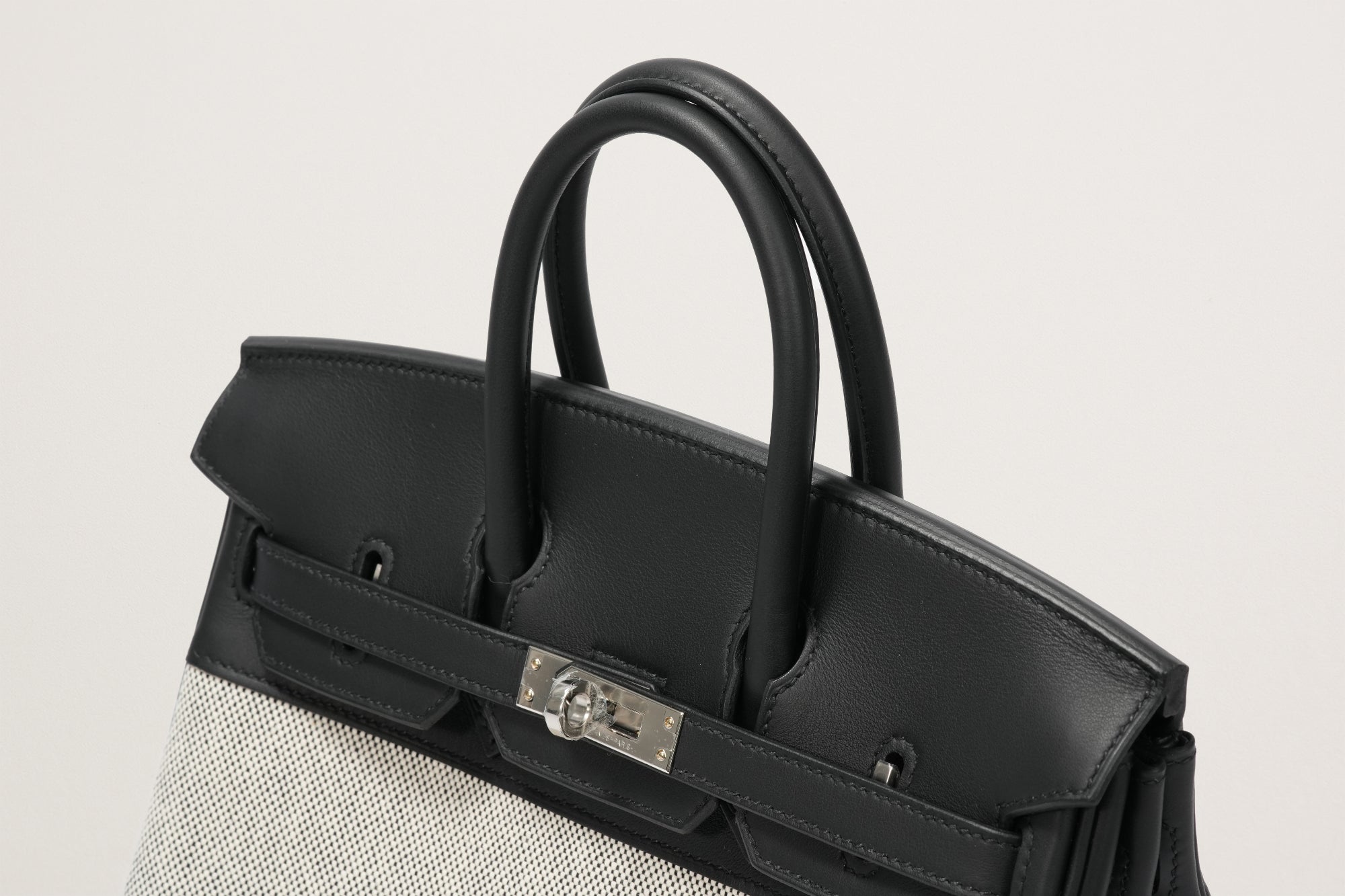 HERMES バーキン25 黒/エクリュ