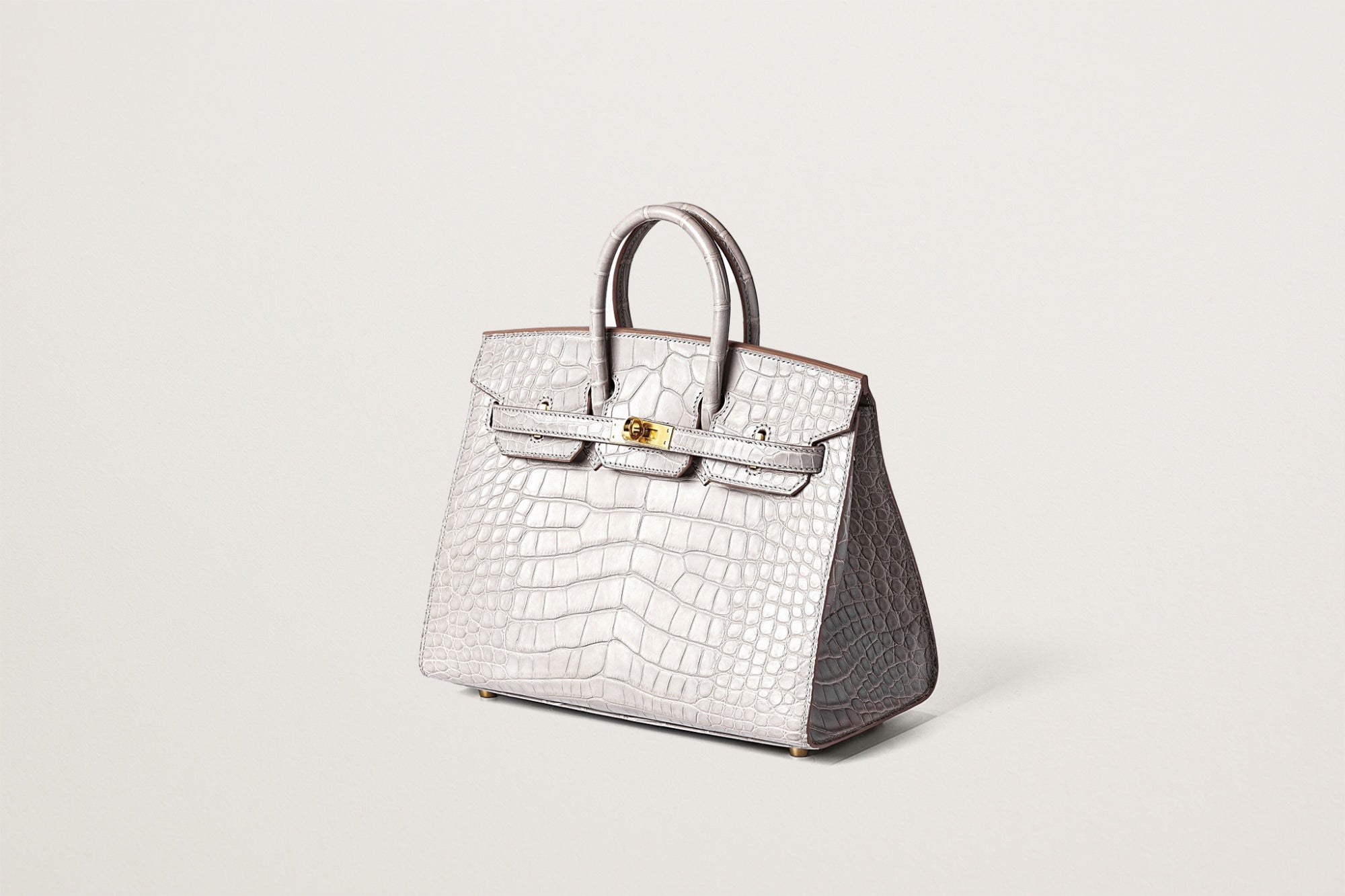 HERMES バーキン25 パールグレー