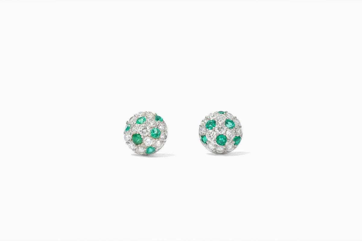 未使用品 pt900 天然エメラルド ピアス PT900 エメラルドピアス – GINZA SATAKE