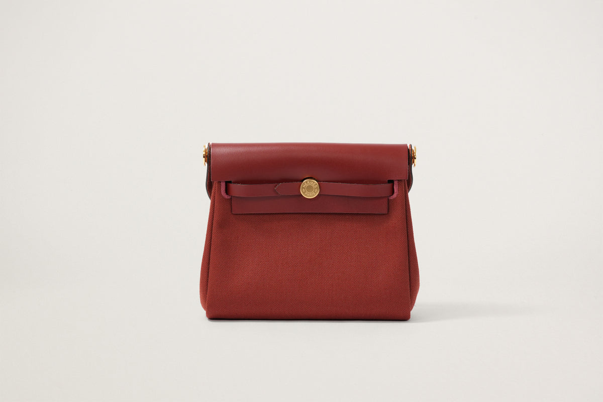 HERMES エールバッグミニ ルージュアッシュ – GINZA SATAKE