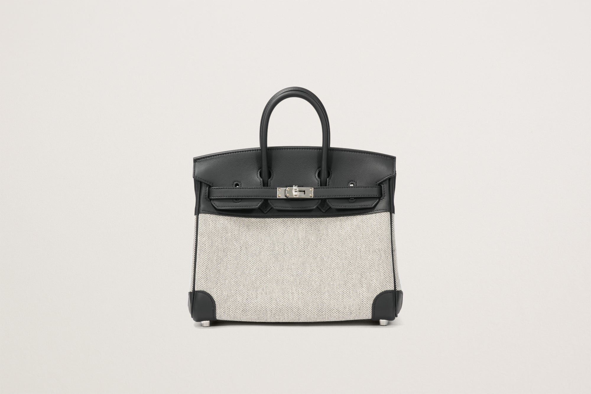 HERMES バーキン25 黒/エクリュ
