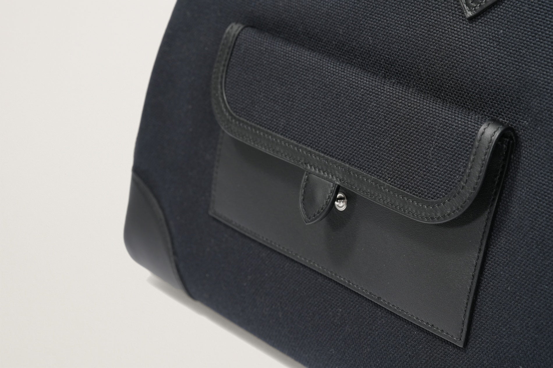 HERMES バーキン35 カーゴ ブルーマリン/黒