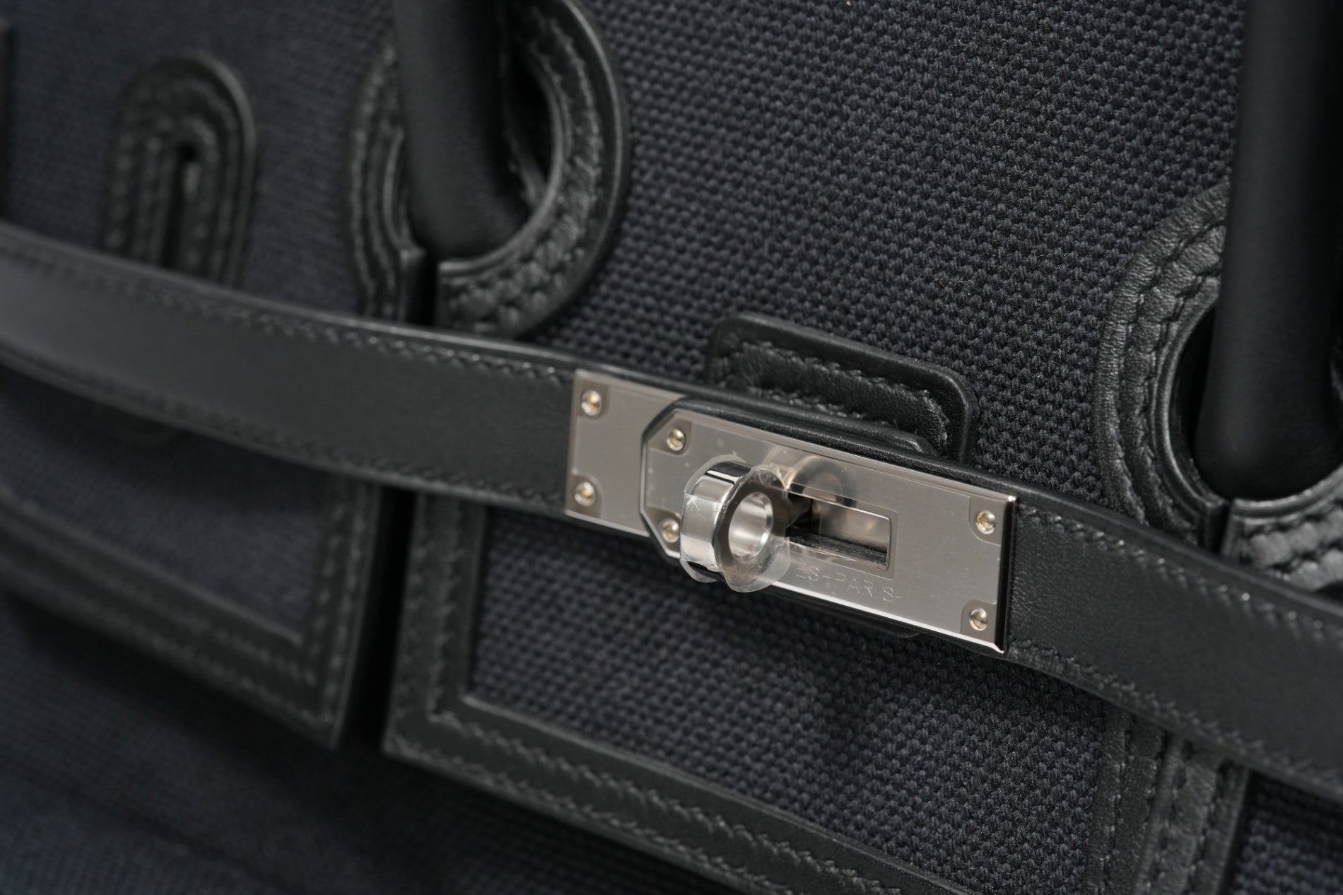 HERMES バーキン35 カーゴ ブルーマリン/黒