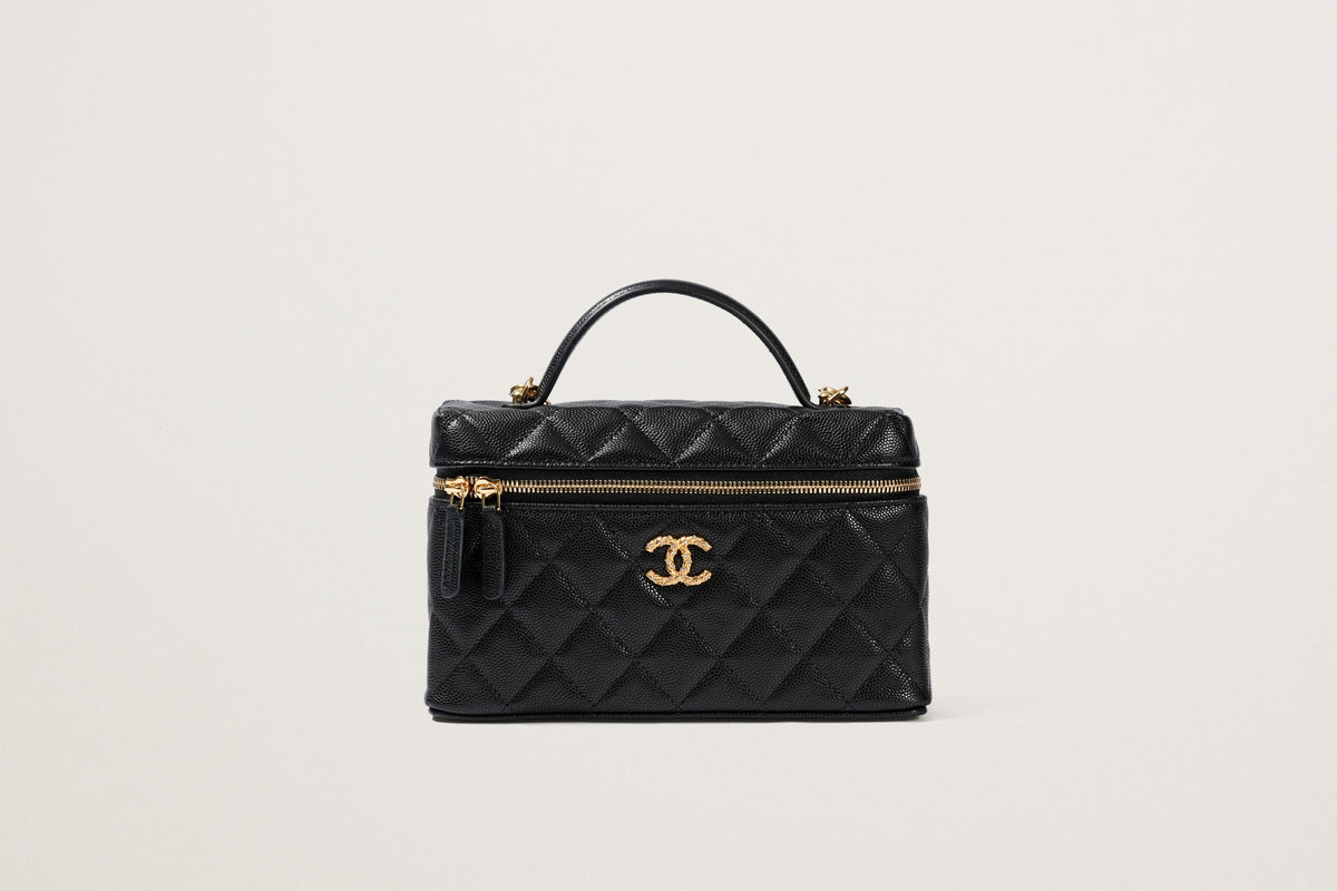 CHANEL マトラッセ スモールヴァニティケース – GINZA SATAKE