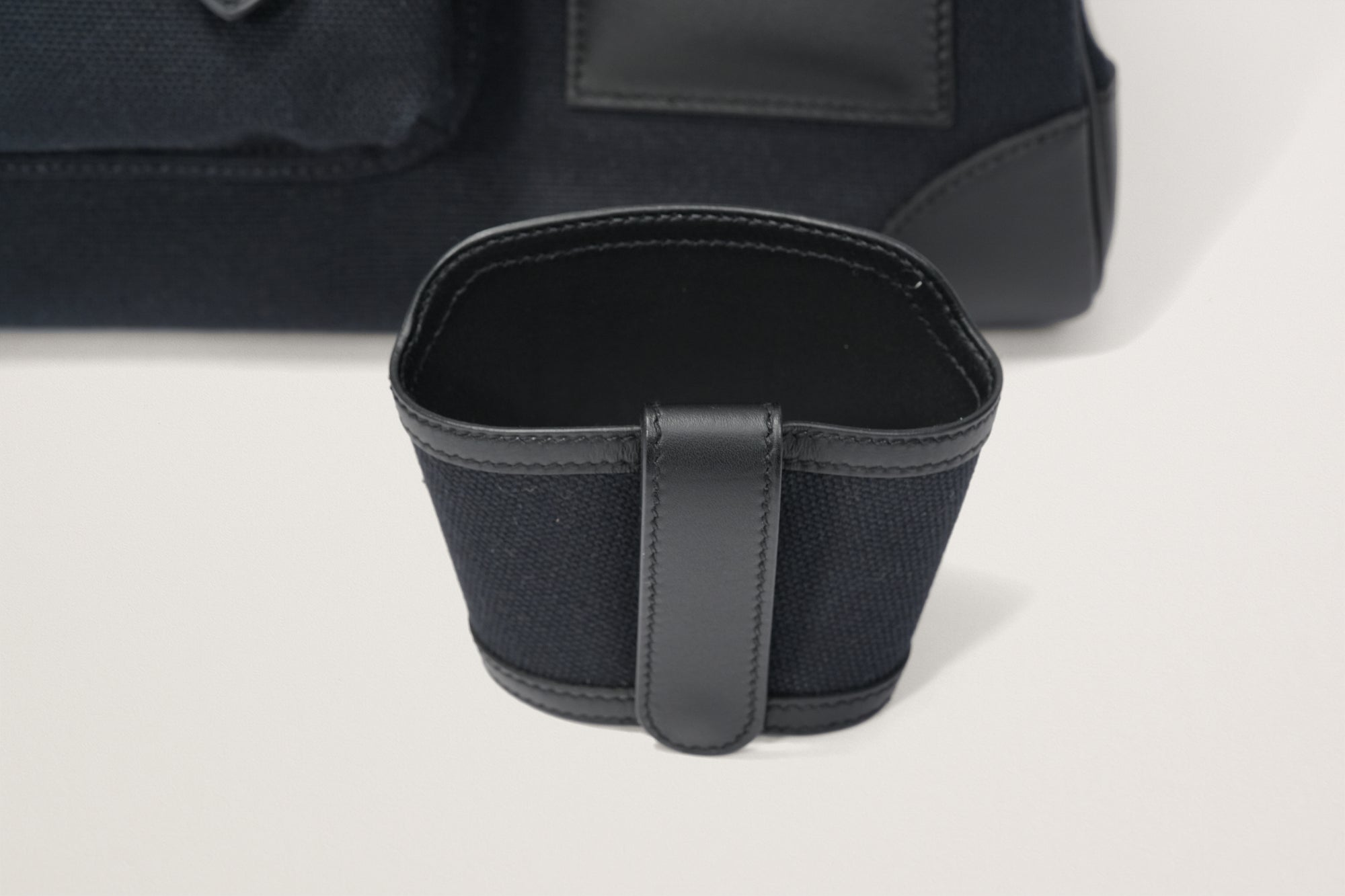 HERMES バーキン35 カーゴ ブルーマリン/黒
