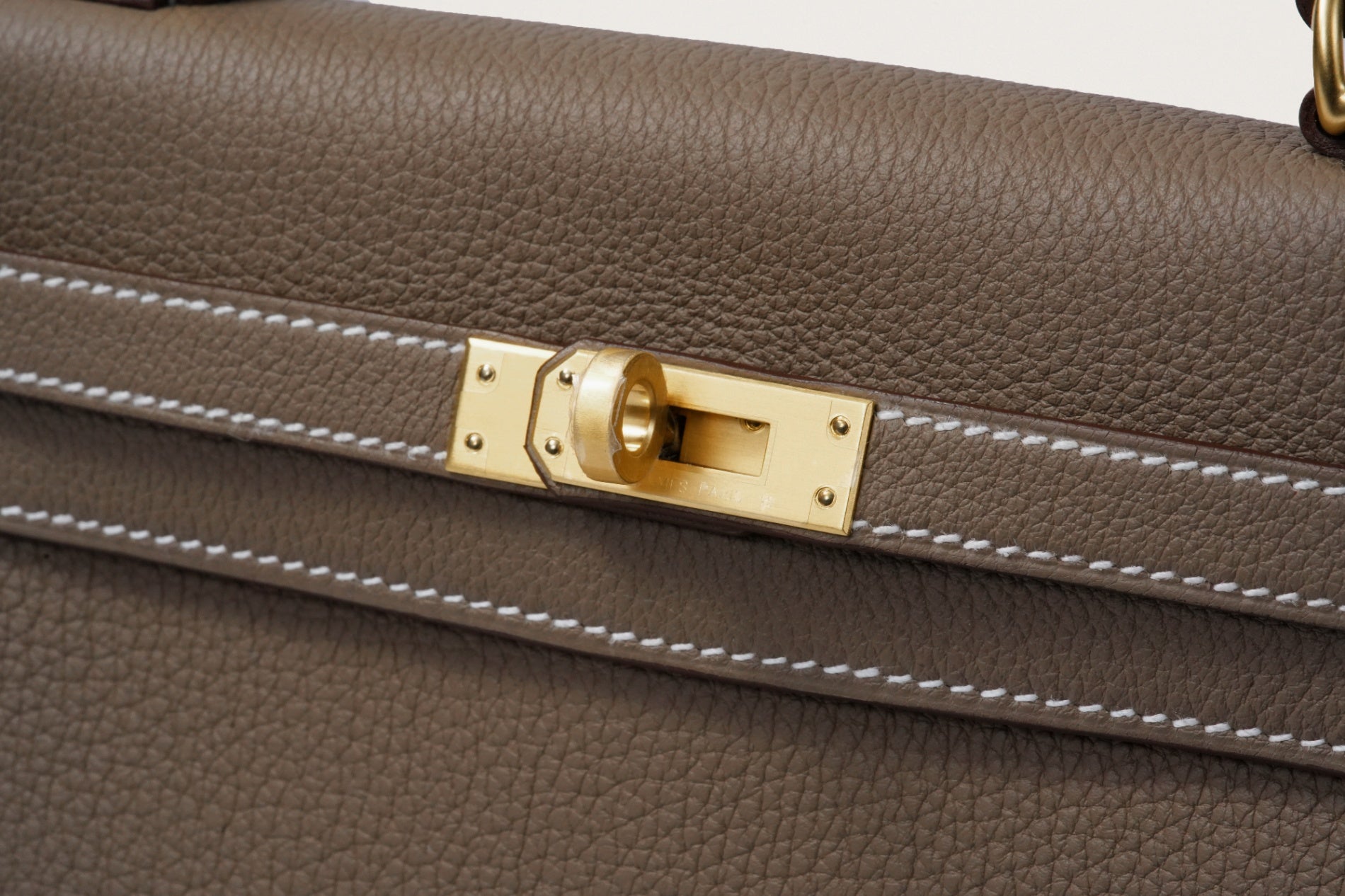 HERMES ケリー25 内縫い エトゥープ