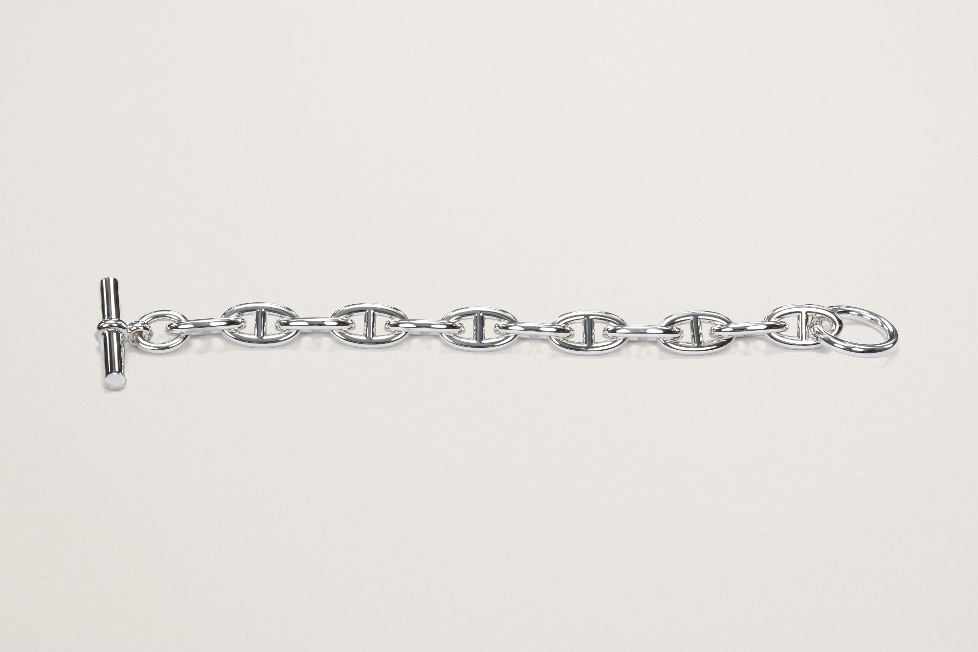 HERMES Ag925 シェーヌダンクル GM12コマ ブレスレット– GINZA SATAKE