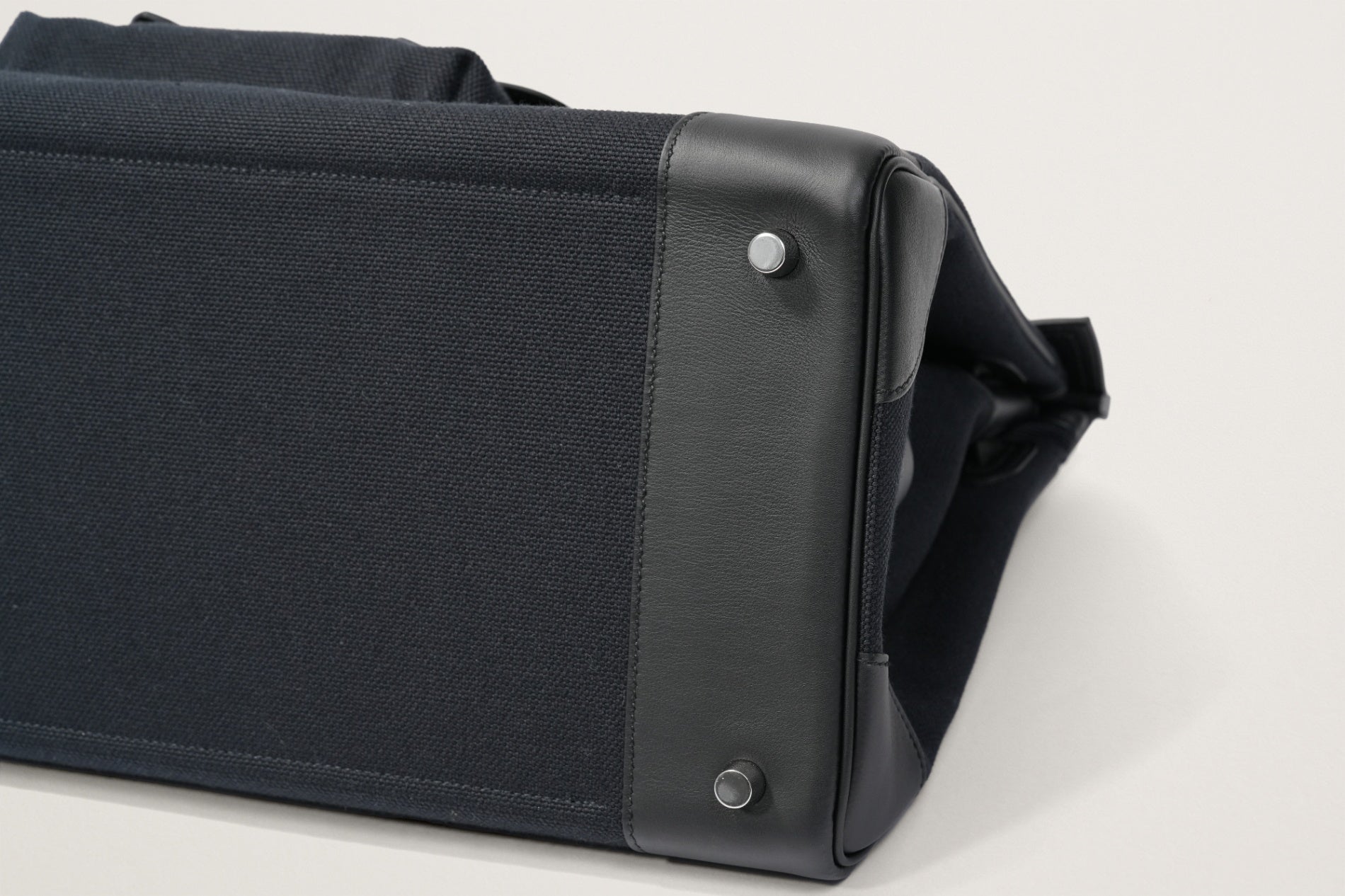 HERMES バーキン35 カーゴ ブルーマリン/黒