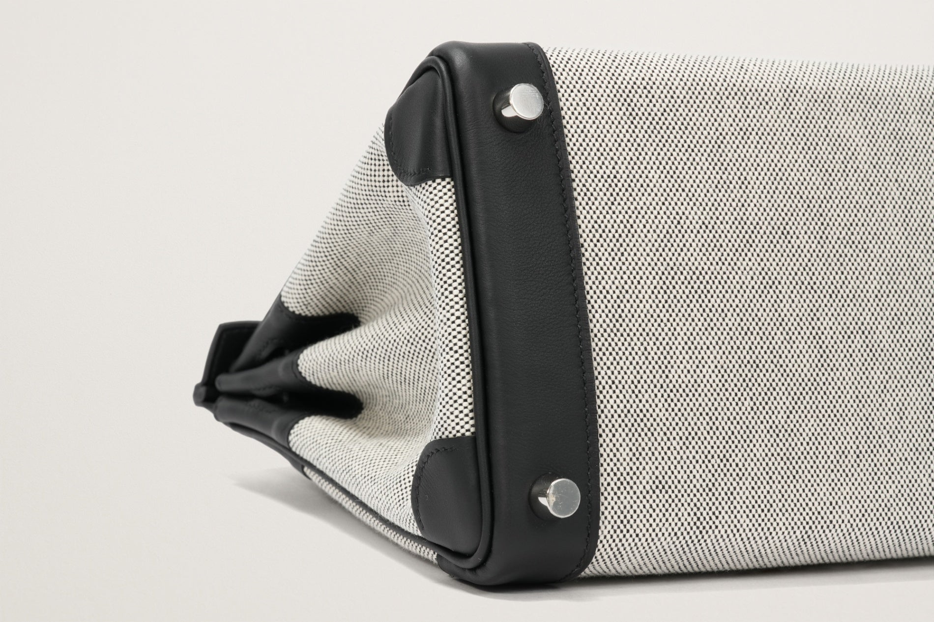 HERMES バーキン25 黒/エクリュ