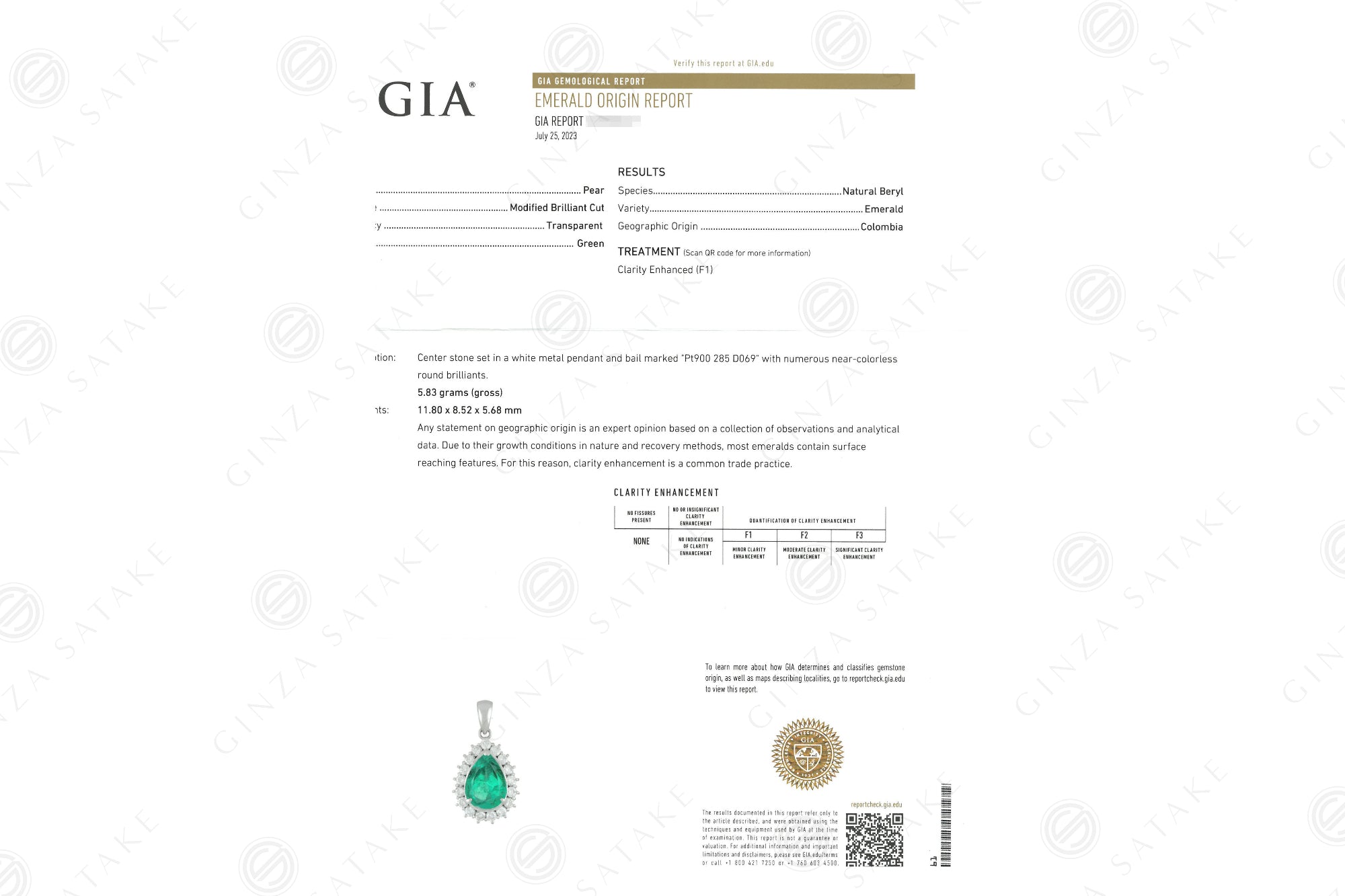 エメラルド ネックレス – GINZA SATAKE