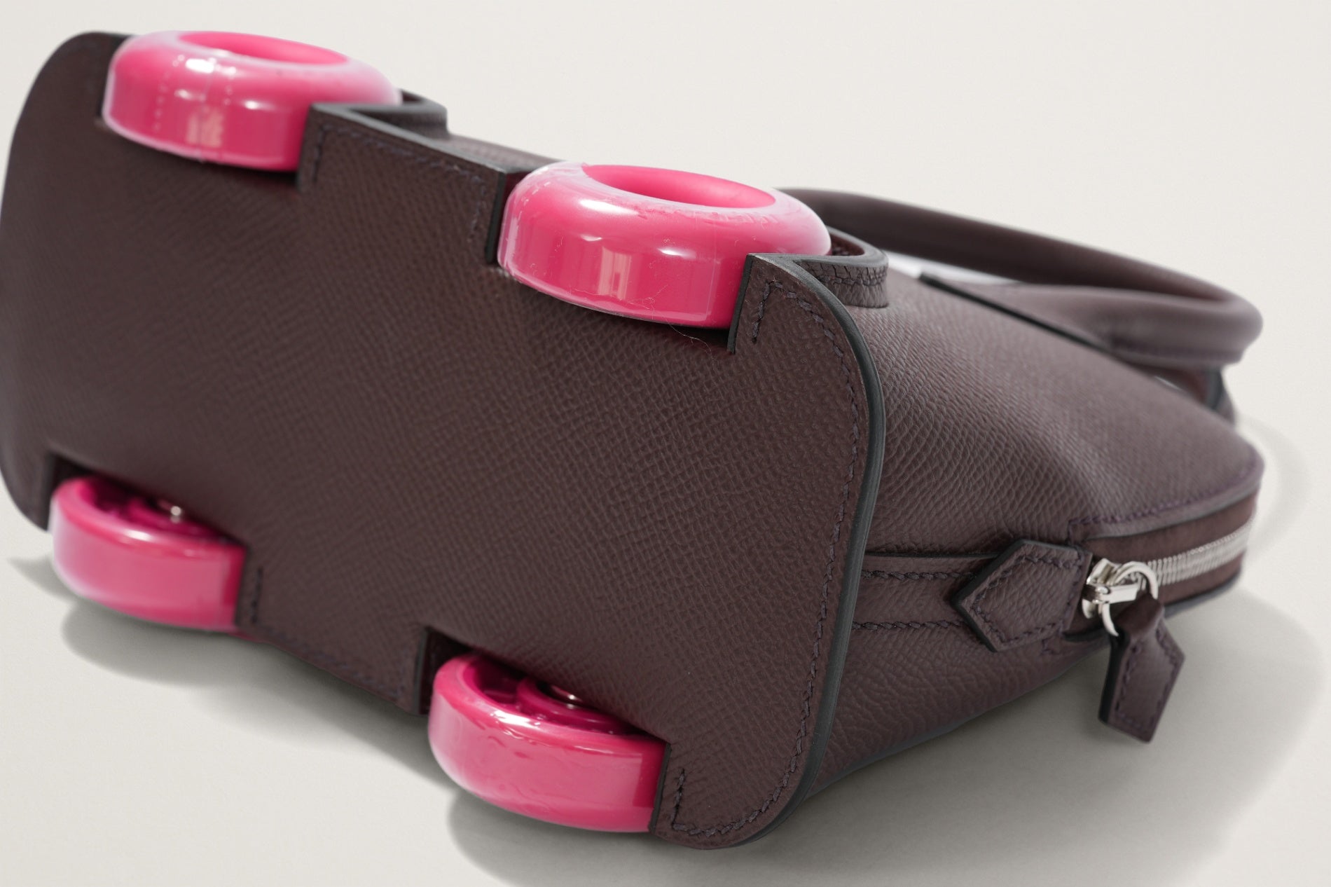 HERMES ボリード オン ホイールズ ルージュセリエ/ローズエクストレーム