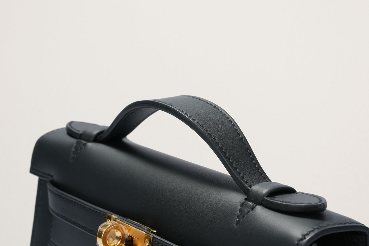 HERMES ポシェットケリー 黒
