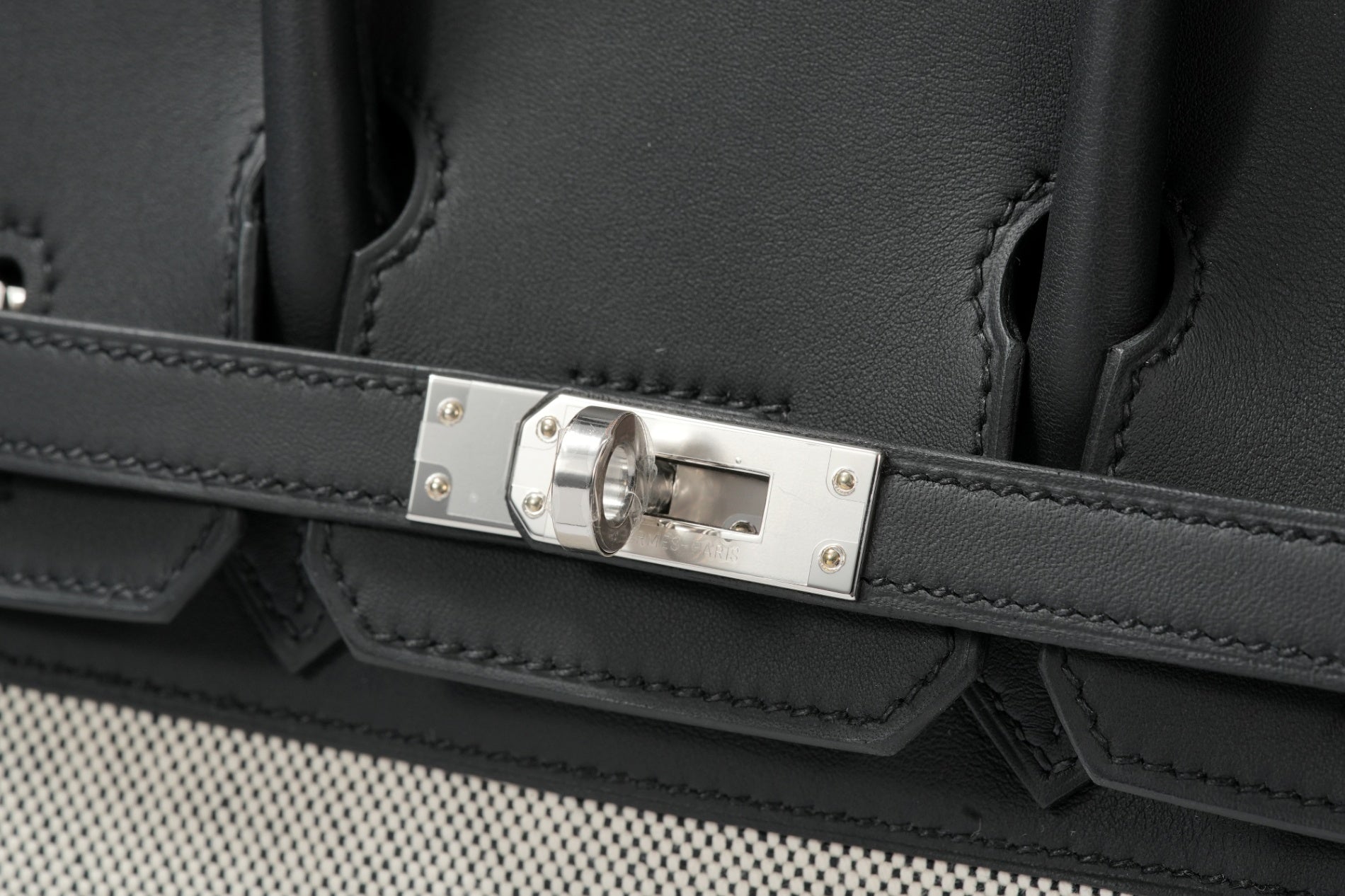 HERMES バーキン25 黒/エクリュ