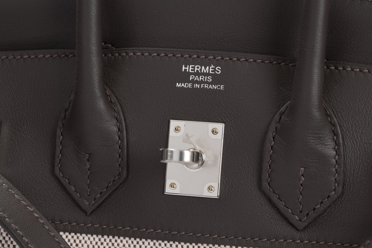HERMES バーキン25 ベブラン/エクリュ
