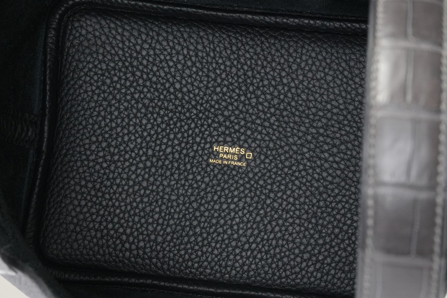 HERMES ピコタンロック18 タッチ 黒/グラファイト