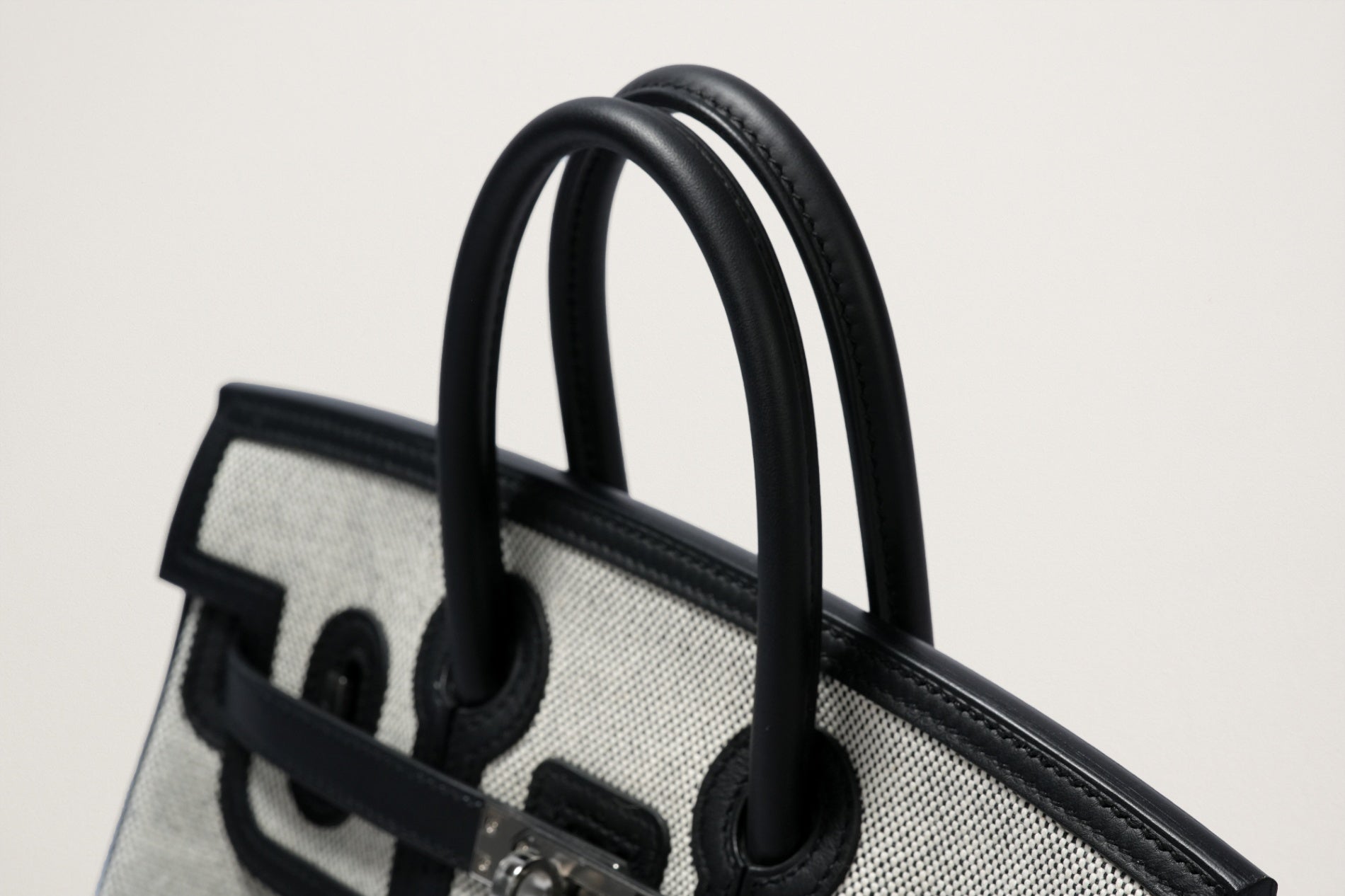 HERMES バーキン25カーゴ 黒/エクリュ