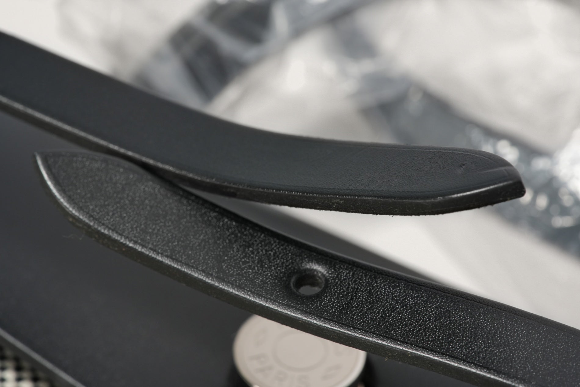 HERMES エールバッグ31 黒/エクリュ