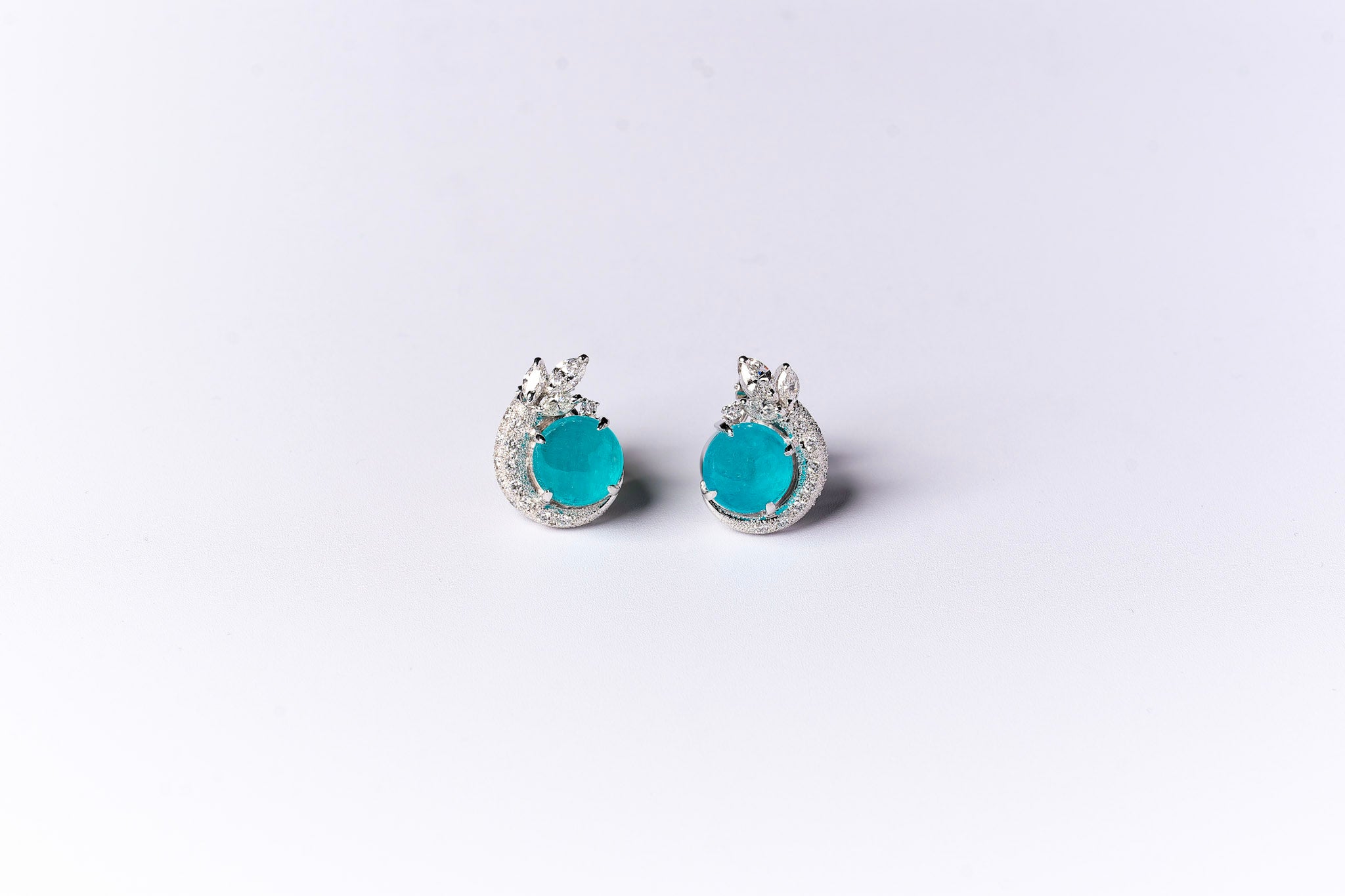 パライバトルマリンイヤリング – GINZA SATAKE