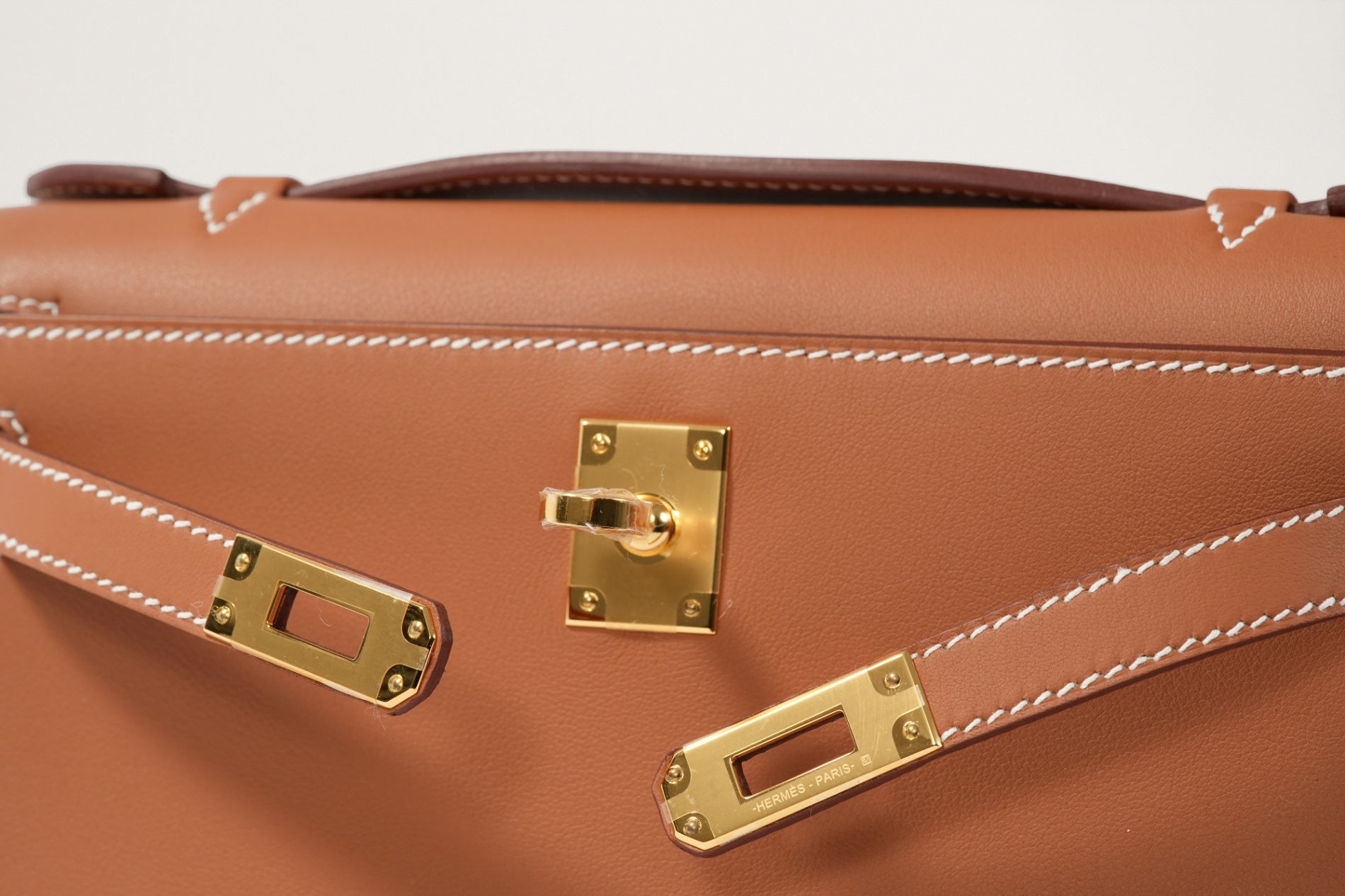 HERMES ポシェットケリー ゴールド