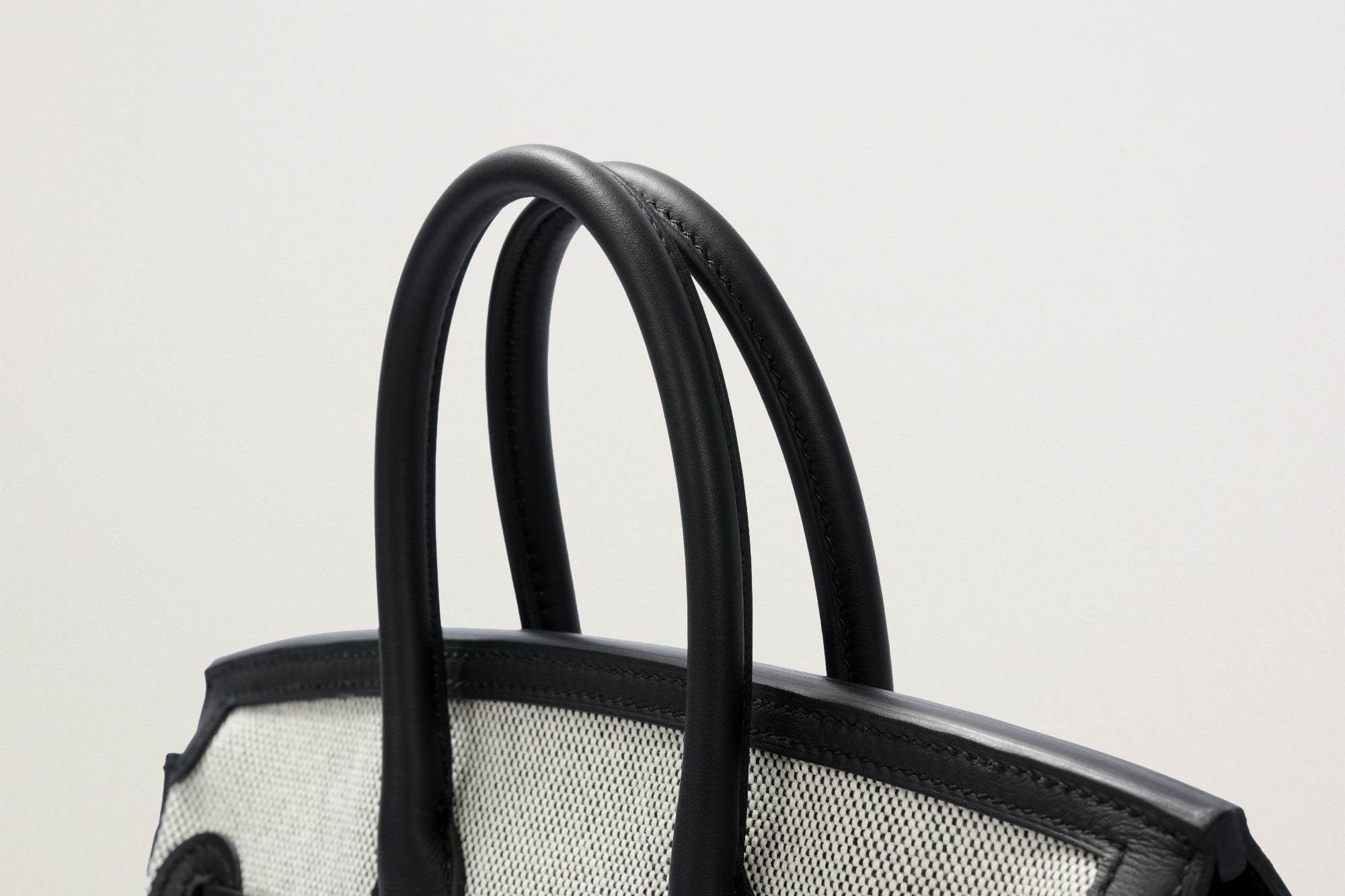 HERMES バーキン25カーゴ 黒/エクリュ