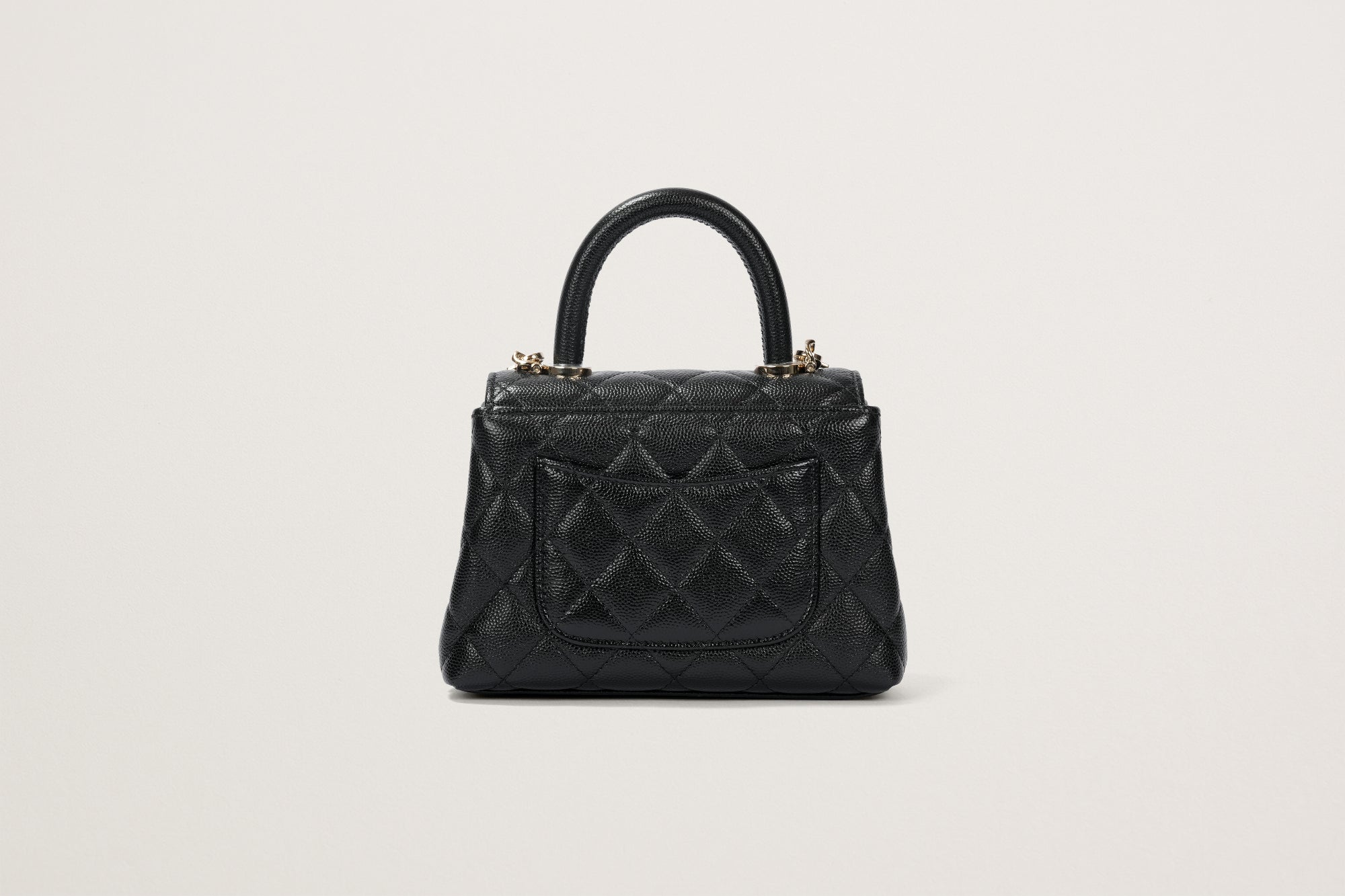 CHANEL マトラッセ ミニミニ ココハンドル チェーンショルダーバッグ