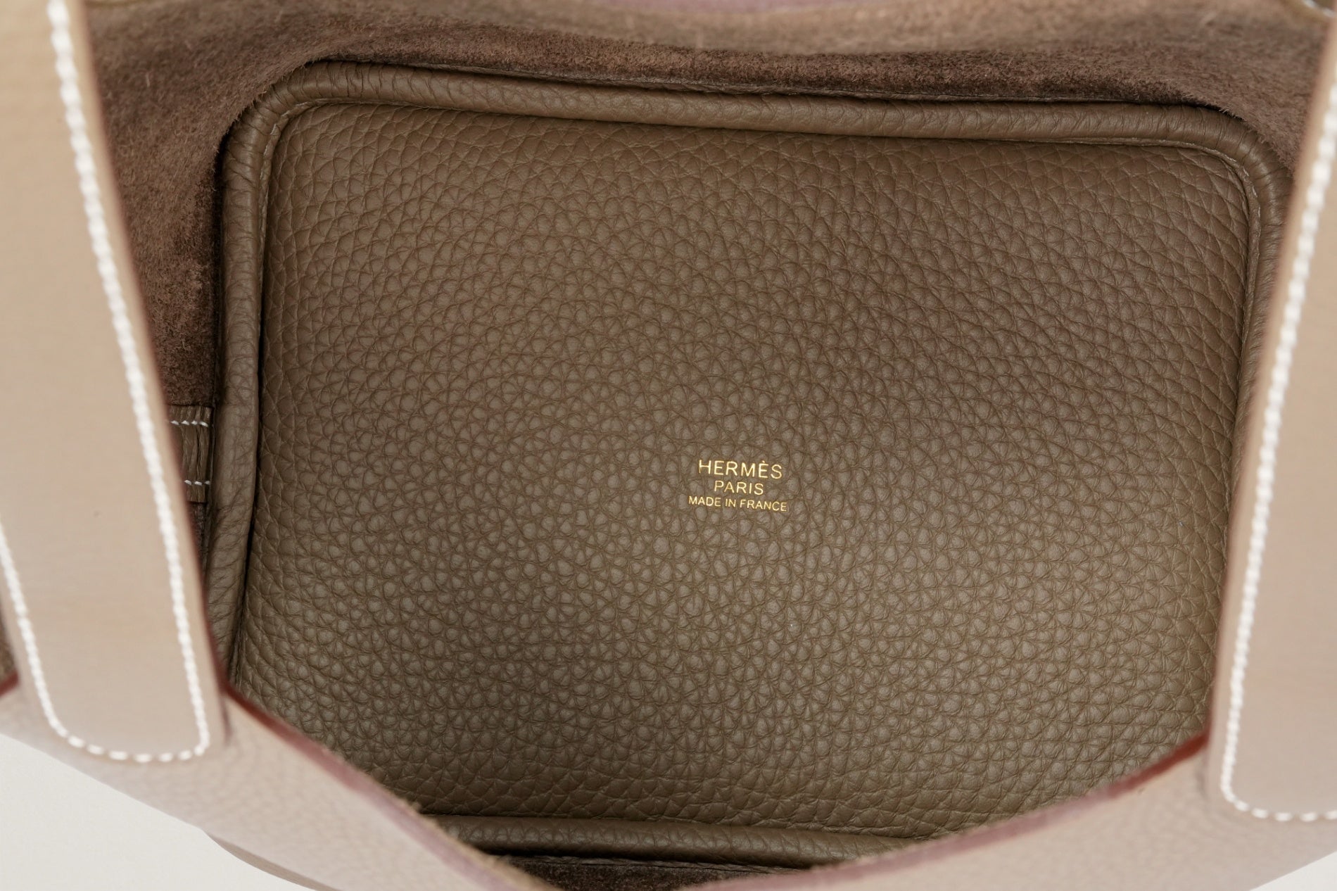 HERMES ピコタンロック18 エトゥープ
