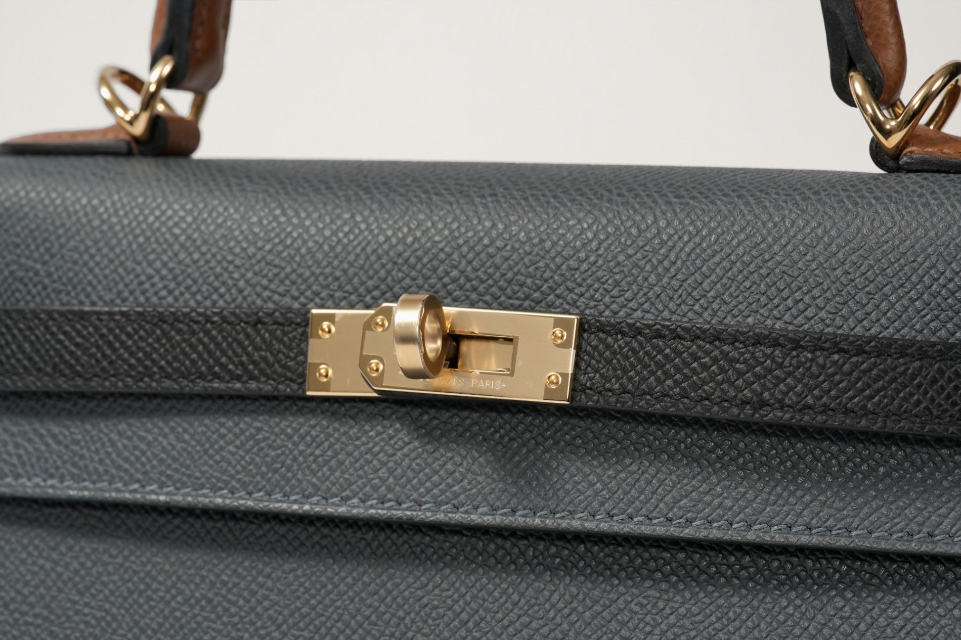 HERMES ケリー25 グリミスティ/黒/アルザン