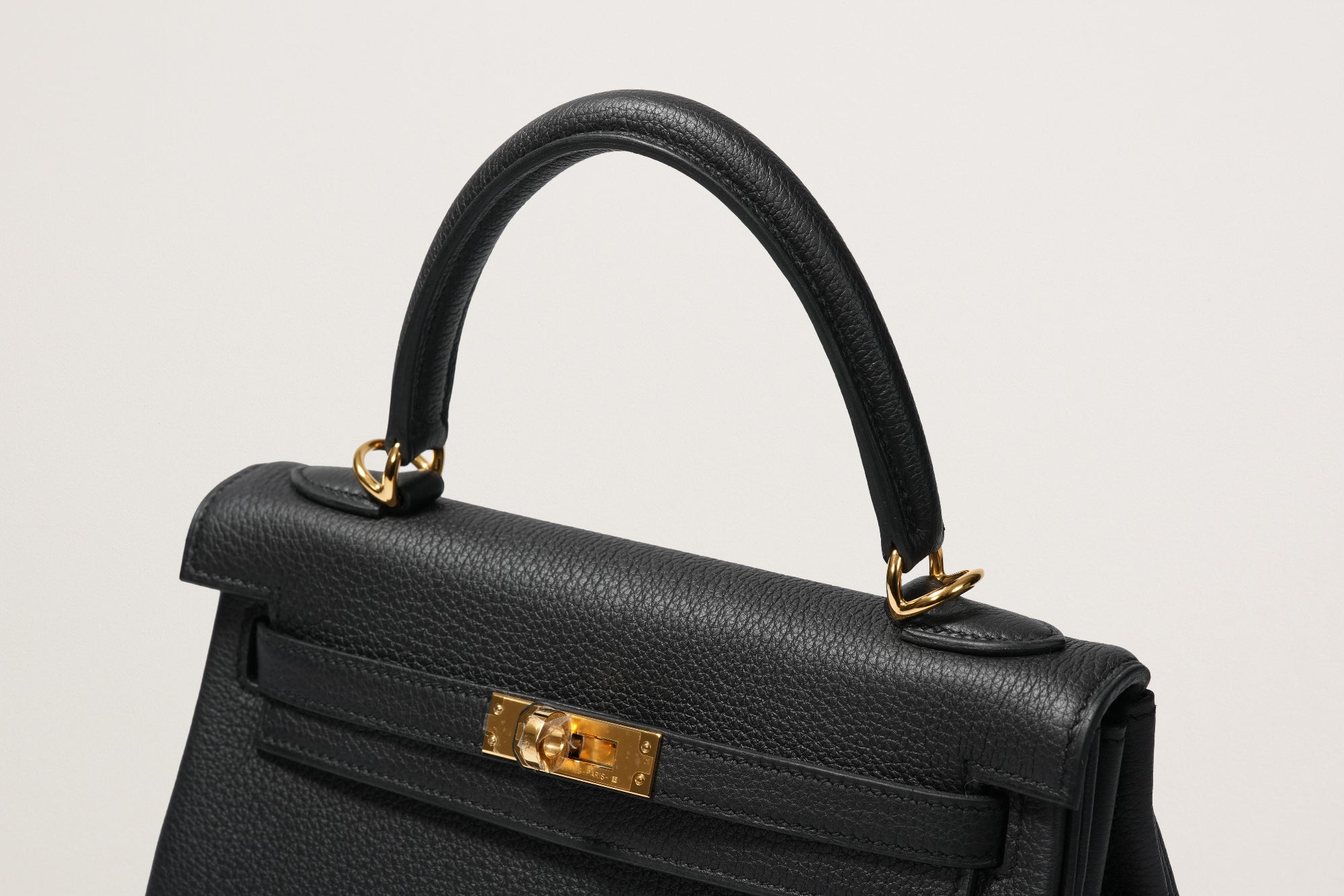 HERMES ケリー25 内縫い 黒