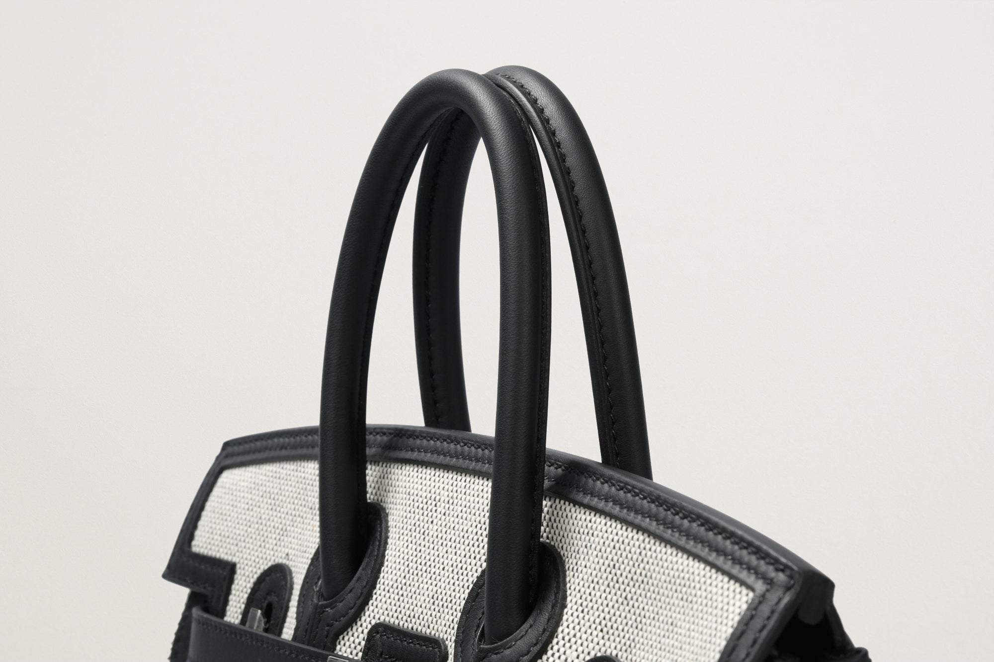 HERMES バーキン25 カーゴ 黒/エクリュ