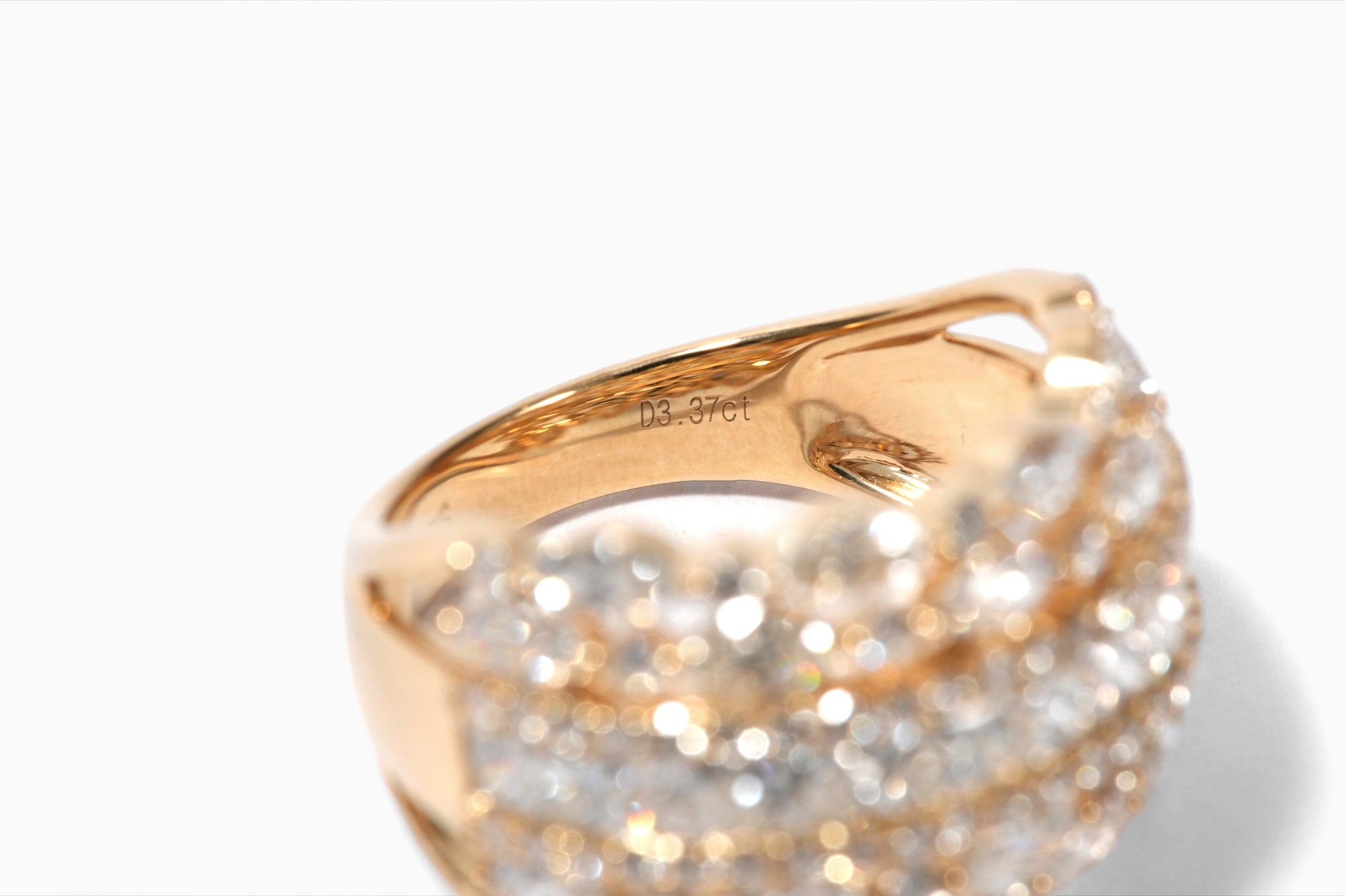 K18YG ダイヤモンド リング