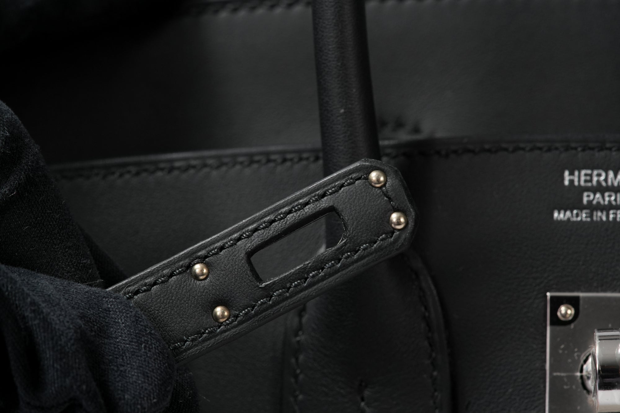 HERMES バーキン25 黒/エクリュ